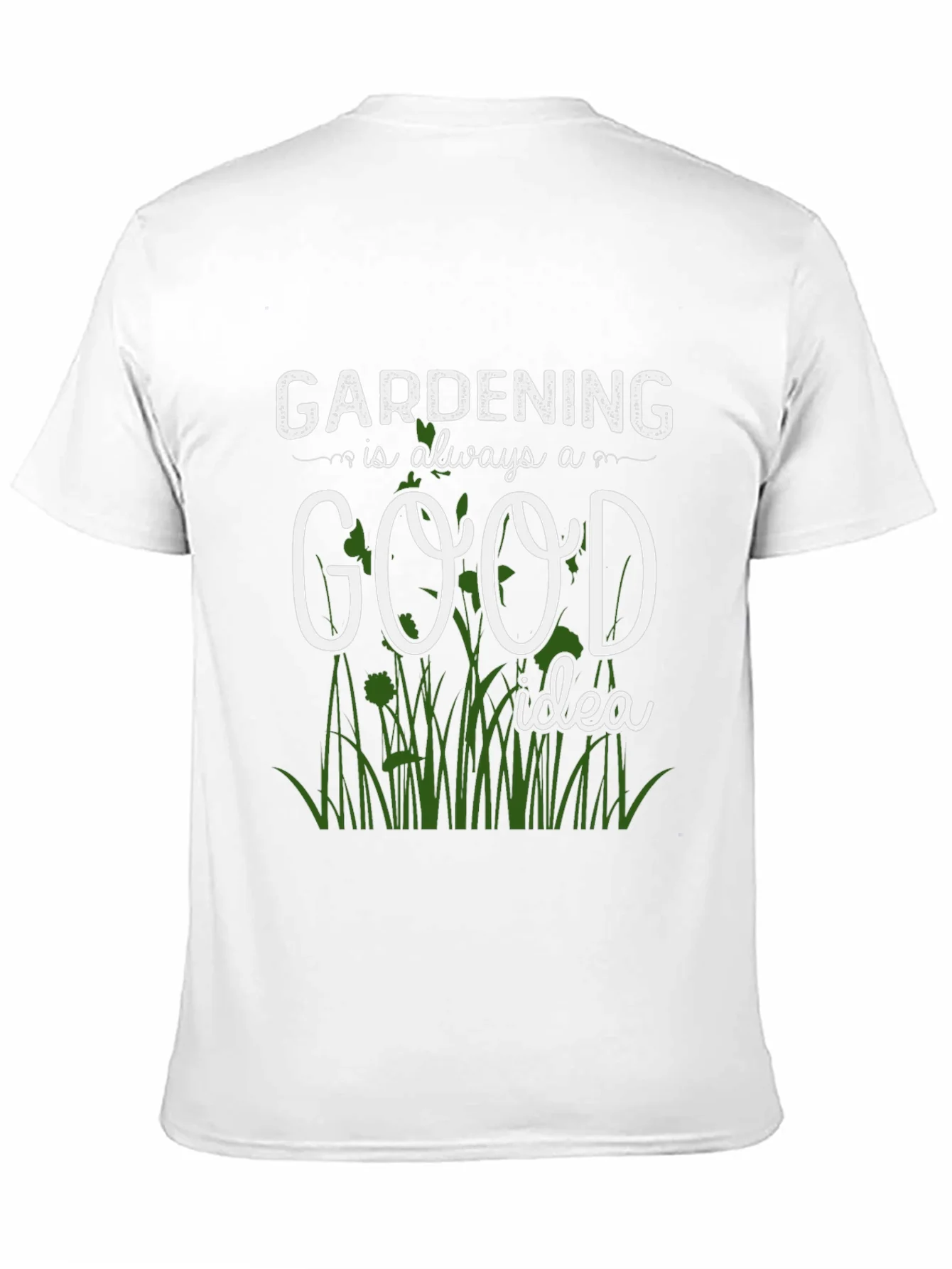 Camiseta negra: Jardiner¨ªa una buena idea