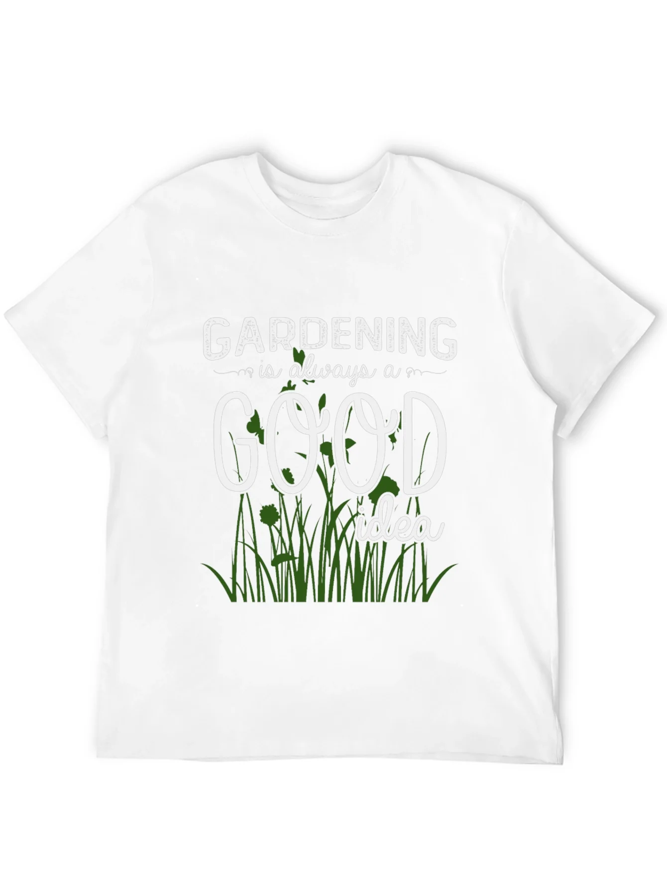 Camiseta negra: Jardiner¨ªa una buena idea