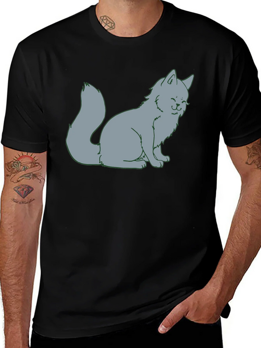 Rebbecca Cat Cartoon Graphic T-Shirt