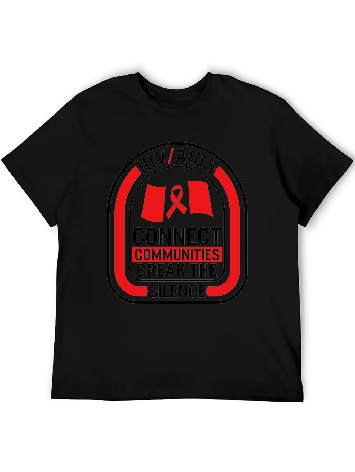 Rebbecca HIV/AIDS Awareness T-Shirt: Connect Communities Break Silence