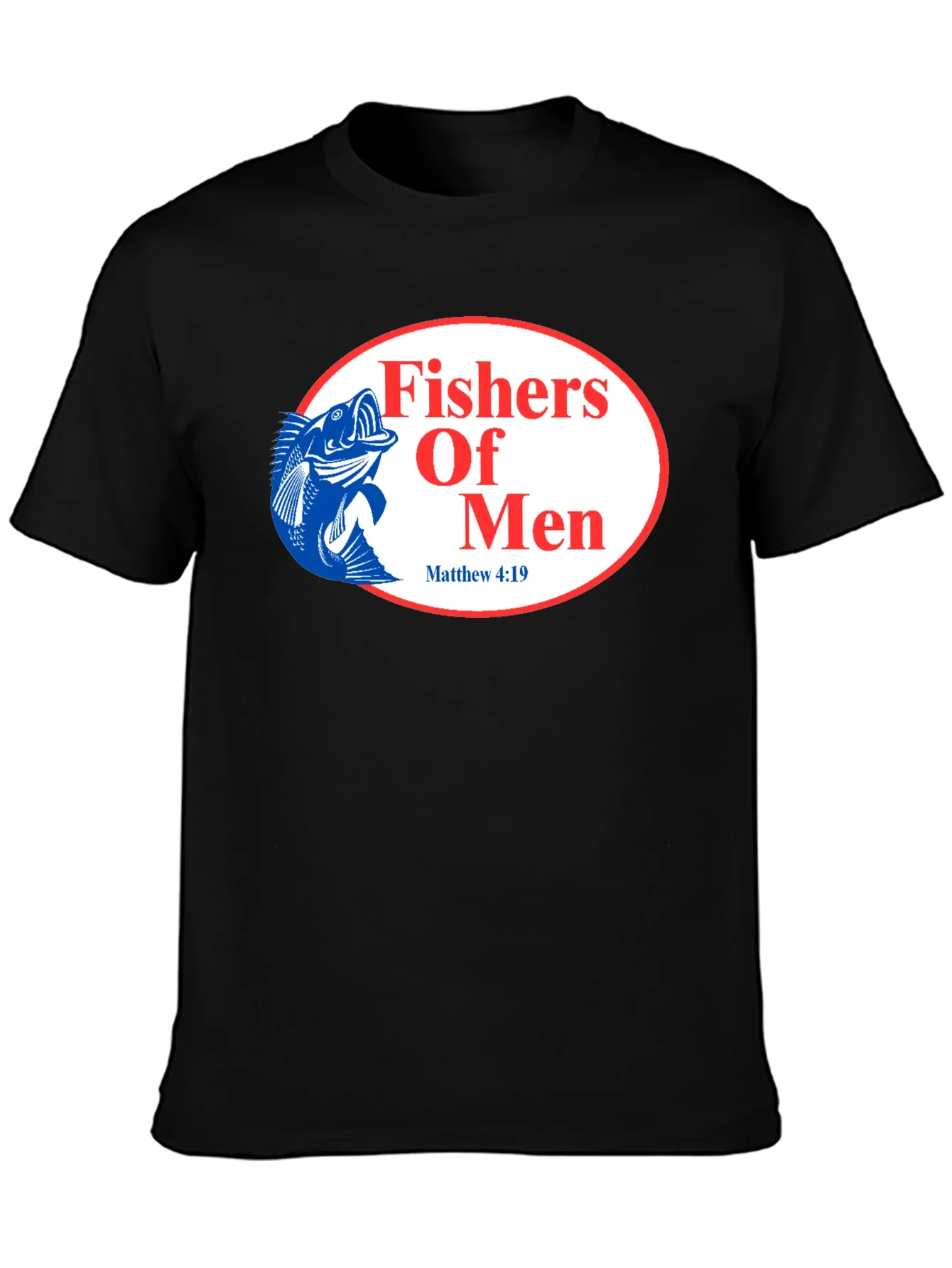 Camiseta Negra Cristiana: Pescadores de Hombres