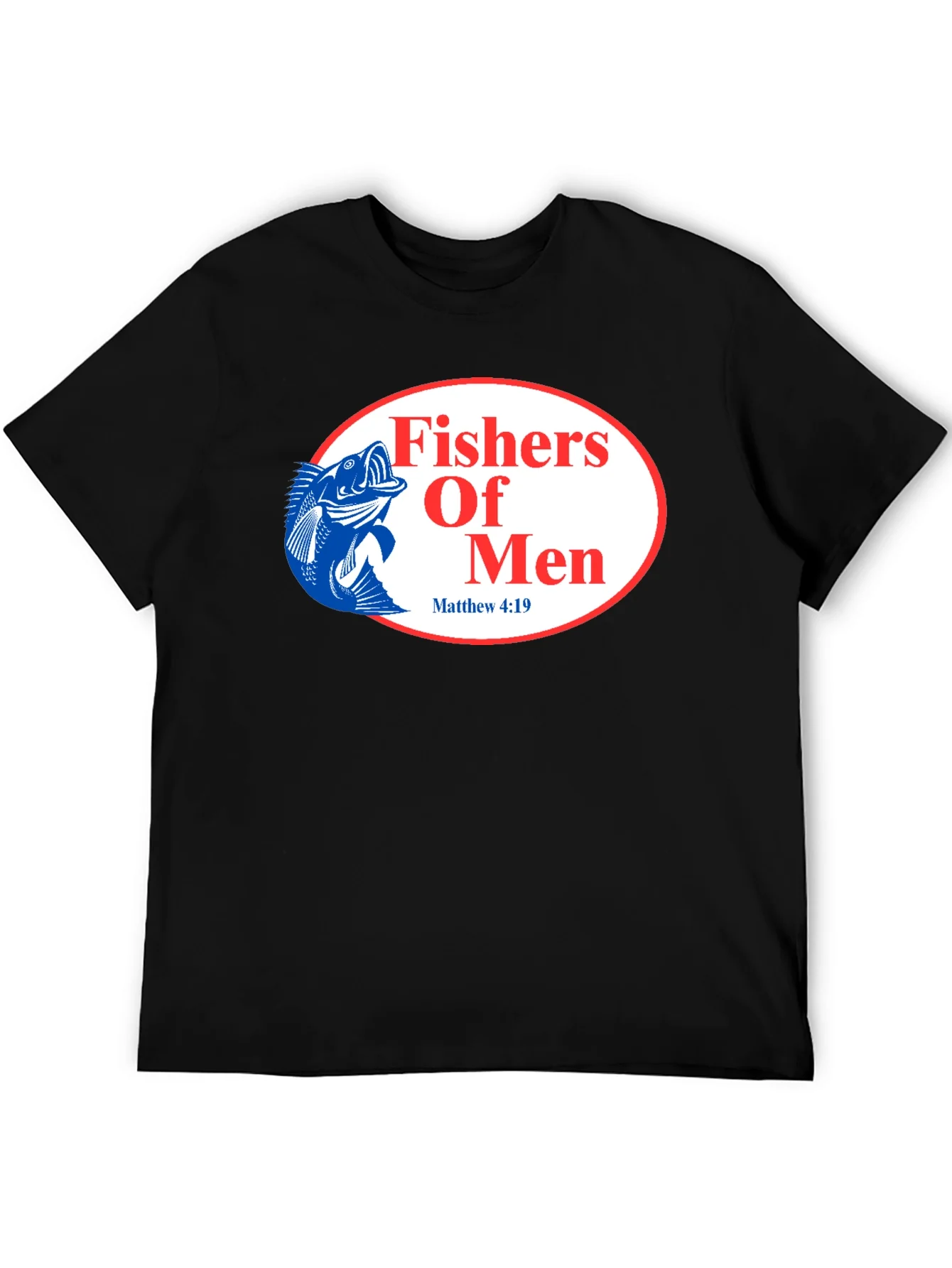 Camiseta Negra Cristiana: Pescadores de Hombres