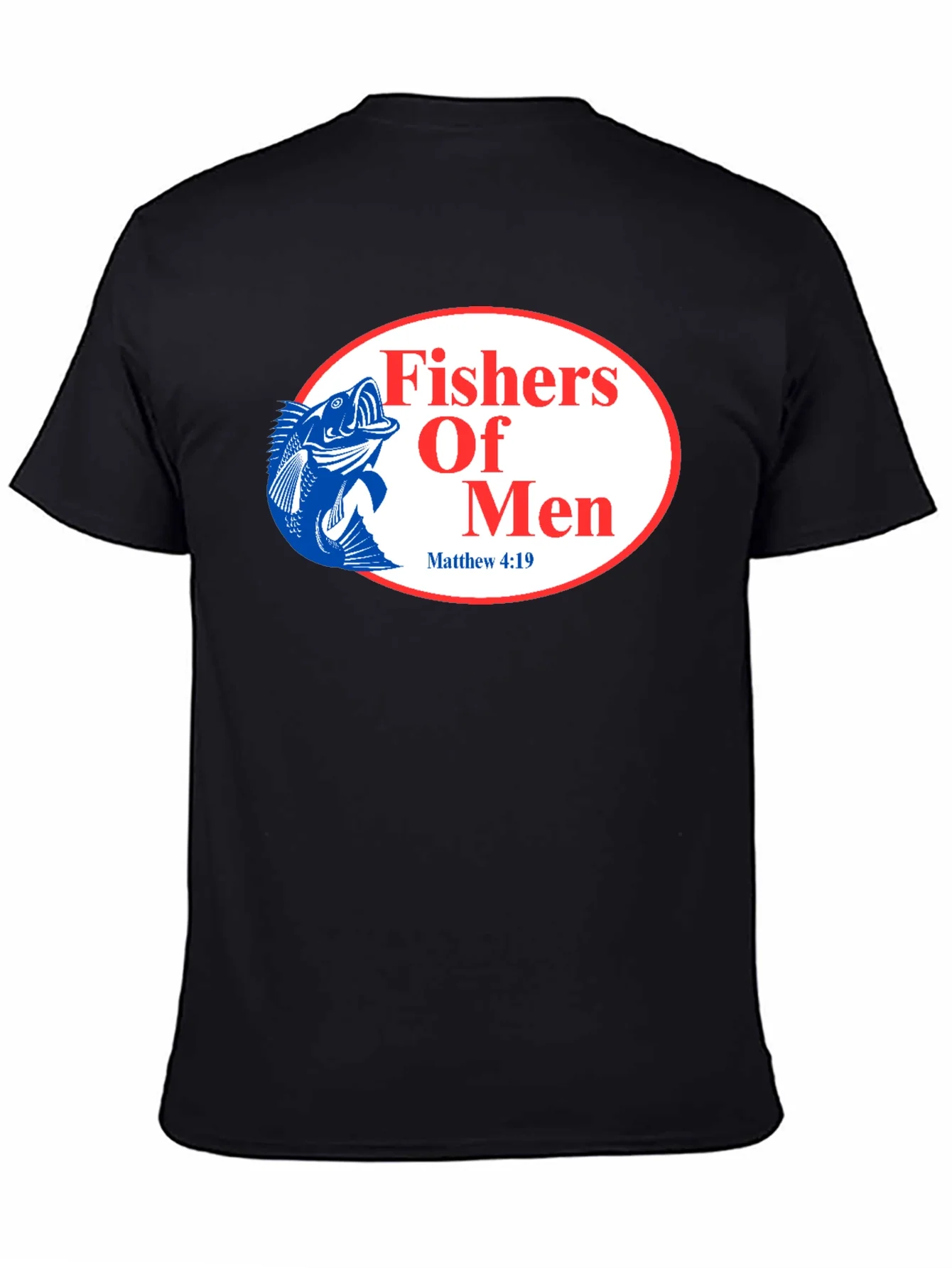 Camiseta Negra Cristiana: Pescadores de Hombres