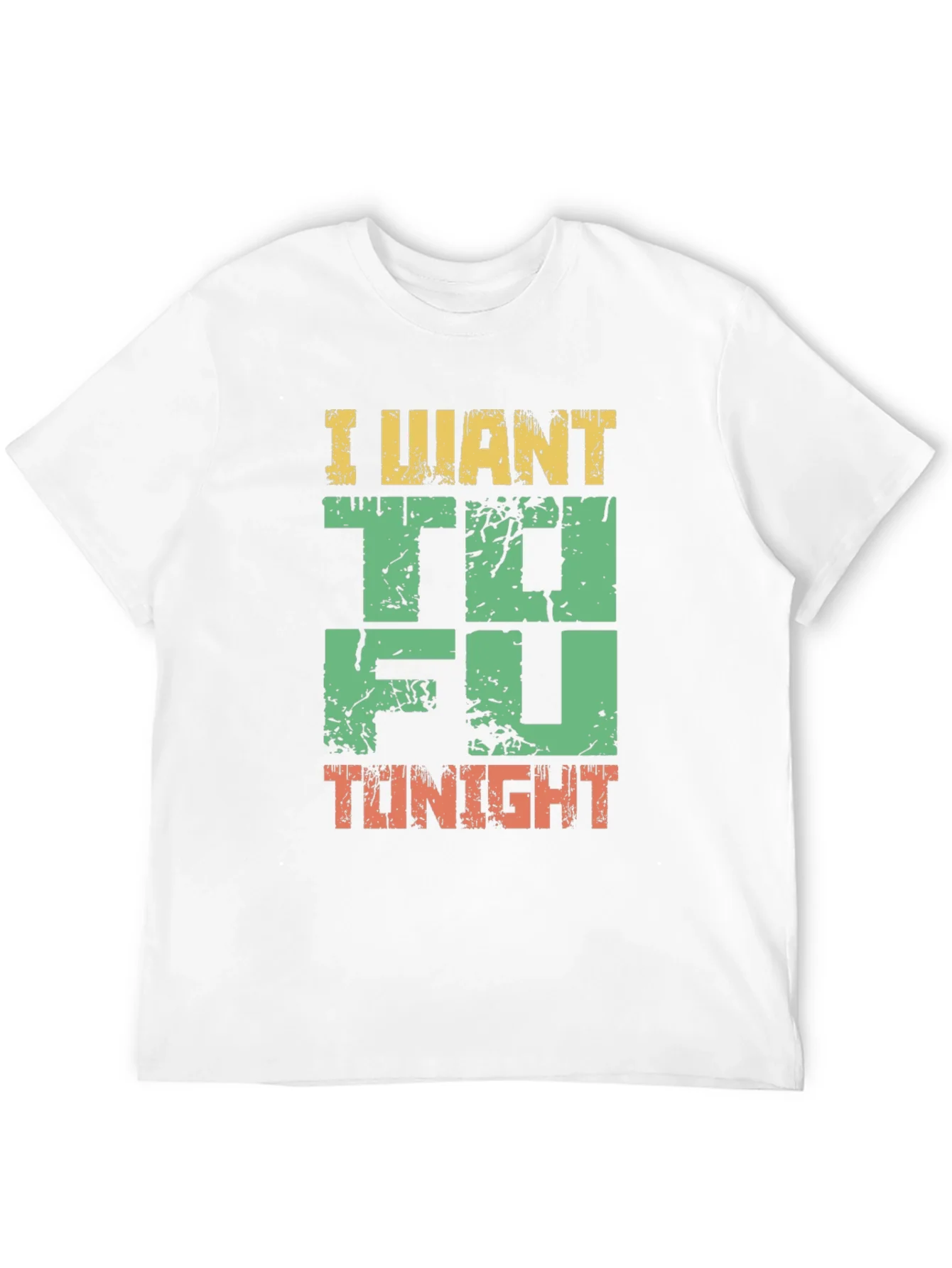 Rebbecca I Want Tofu Tonight Graphic T-Shirt - Black