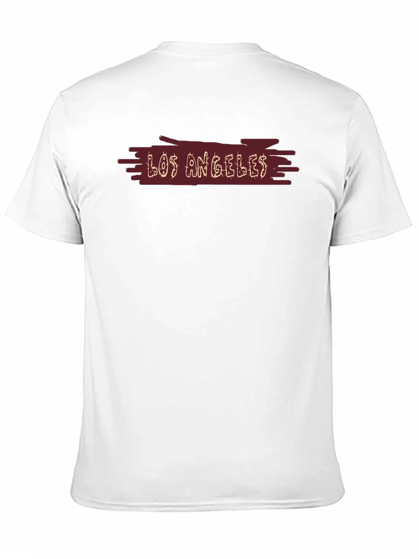 Camiseta Hombre Negra Los ¨¢ngeles Casual