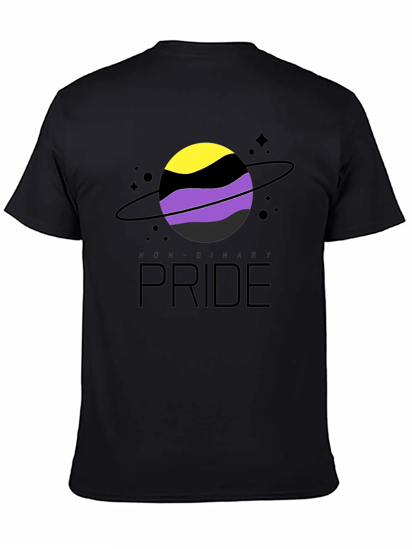 Camiseta Orgullo No Binario Dise?o Planeta