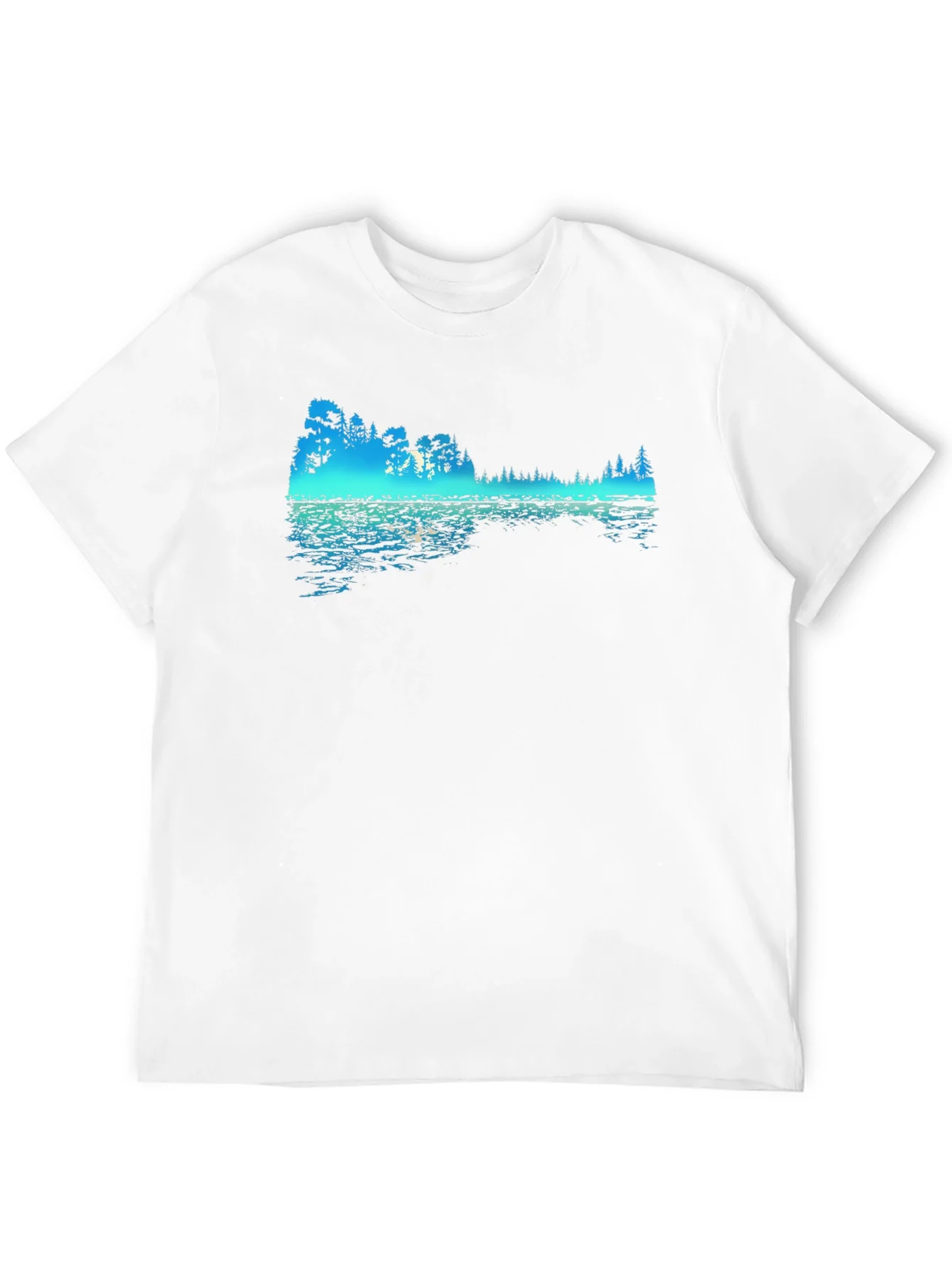 Rebbecca Nature Reflection Graphic Black T-Shirt