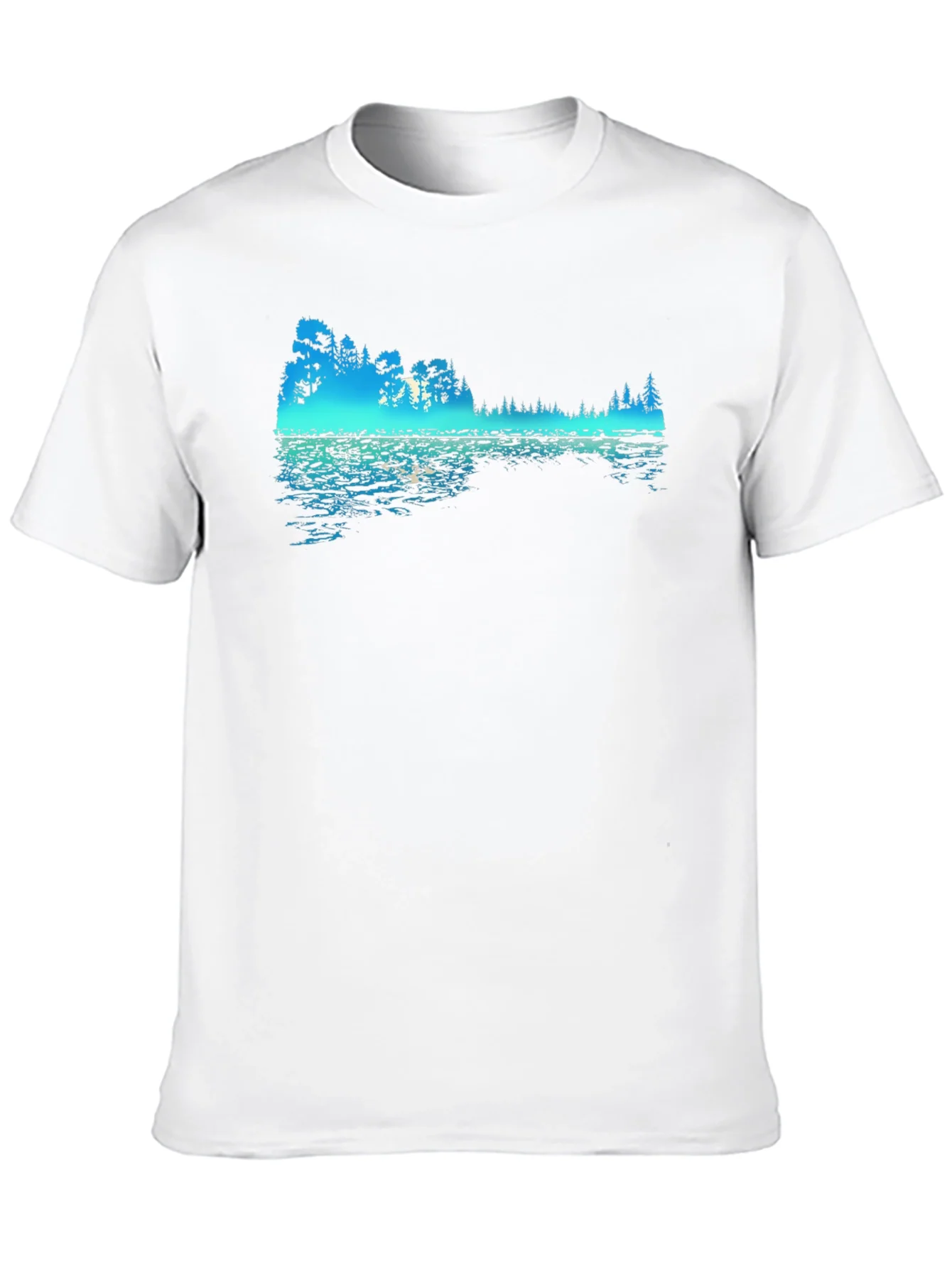 Rebbecca Nature Reflection Graphic Black T-Shirt