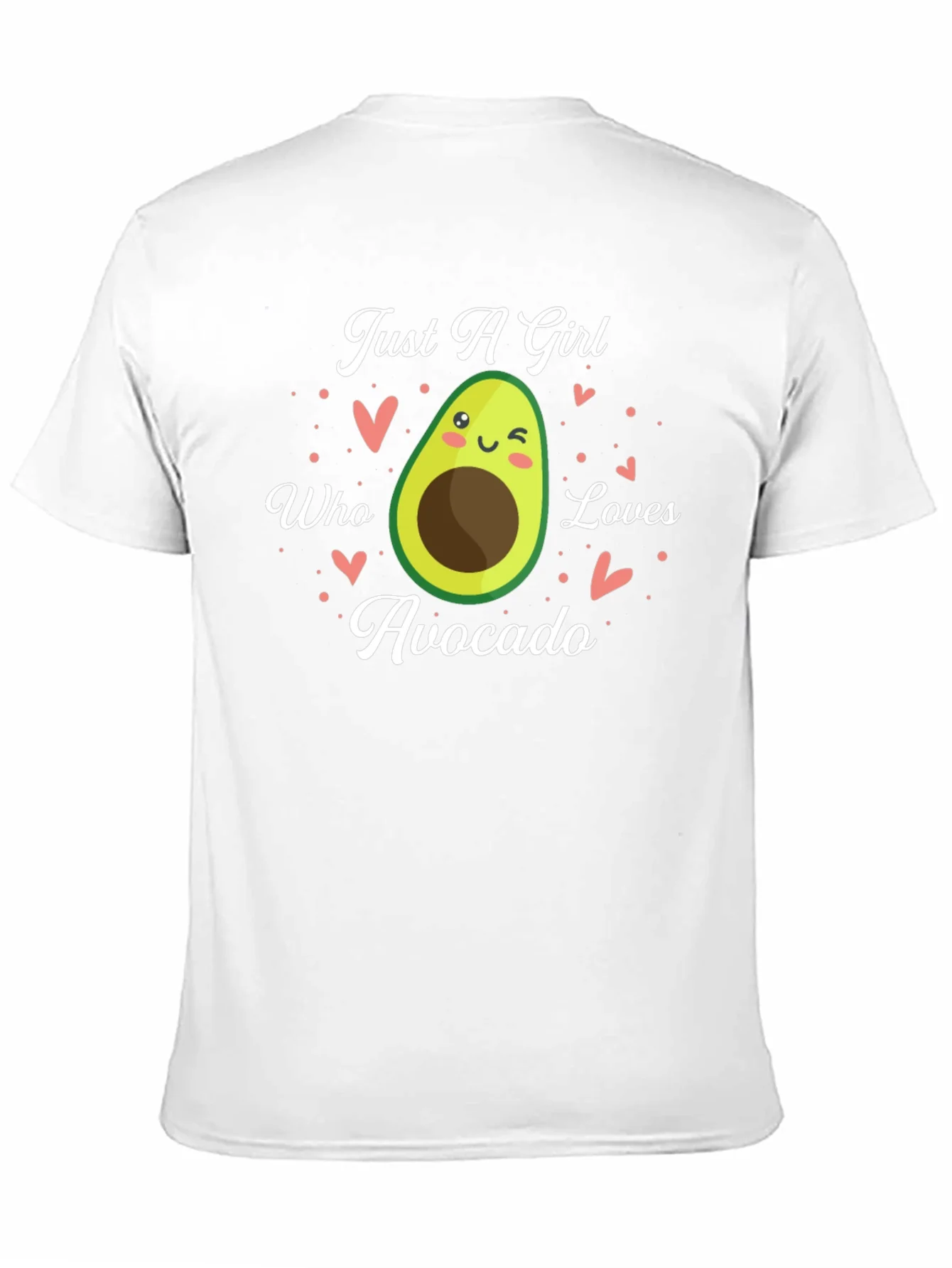 Camiseta Negra Just A Girl Who Loves Avocado