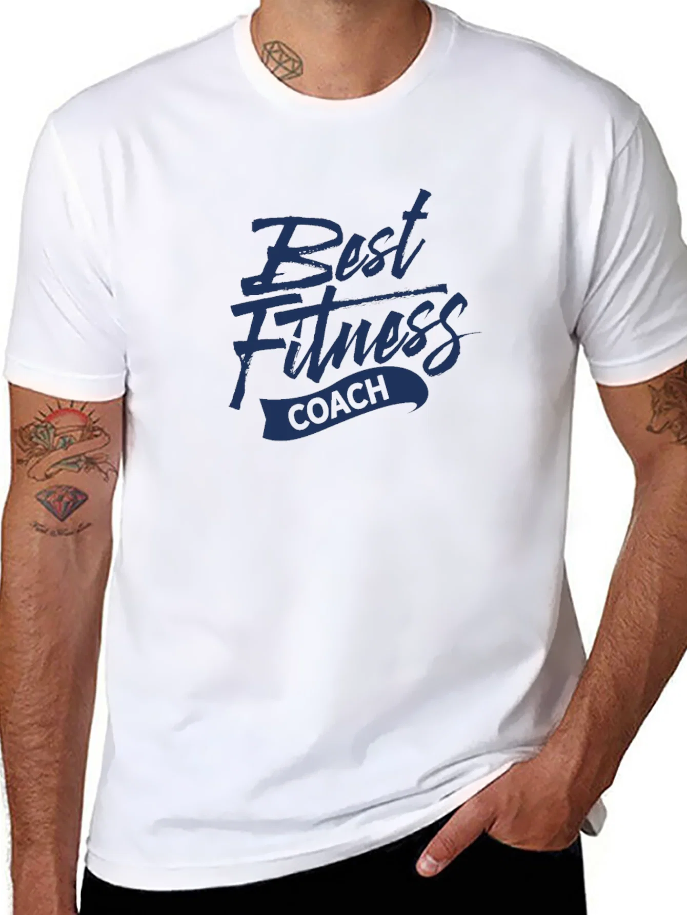 Rebbecca Best Fitness Coach Black T-Shirt