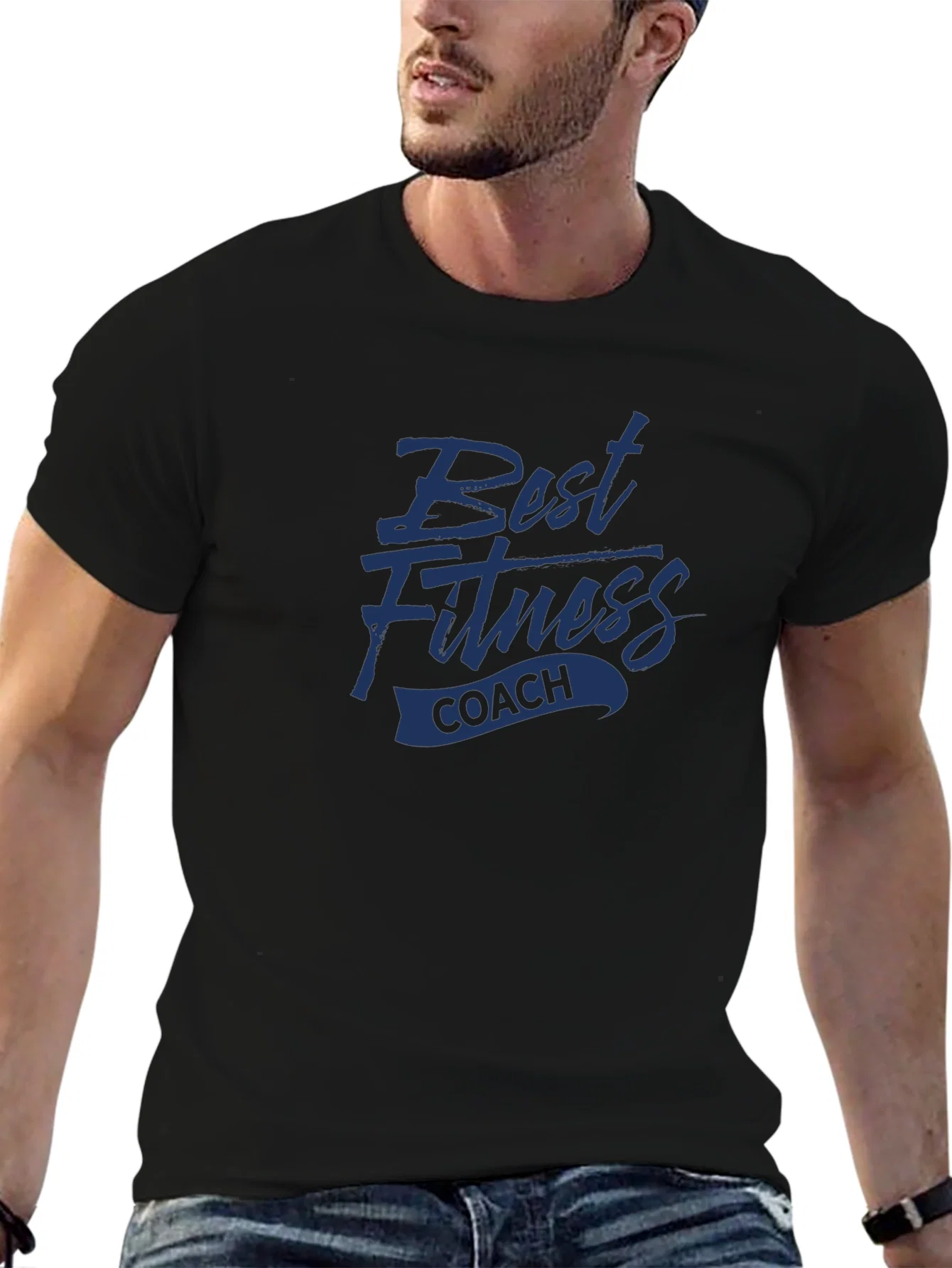 Rebbecca Best Fitness Coach Black T-Shirt
