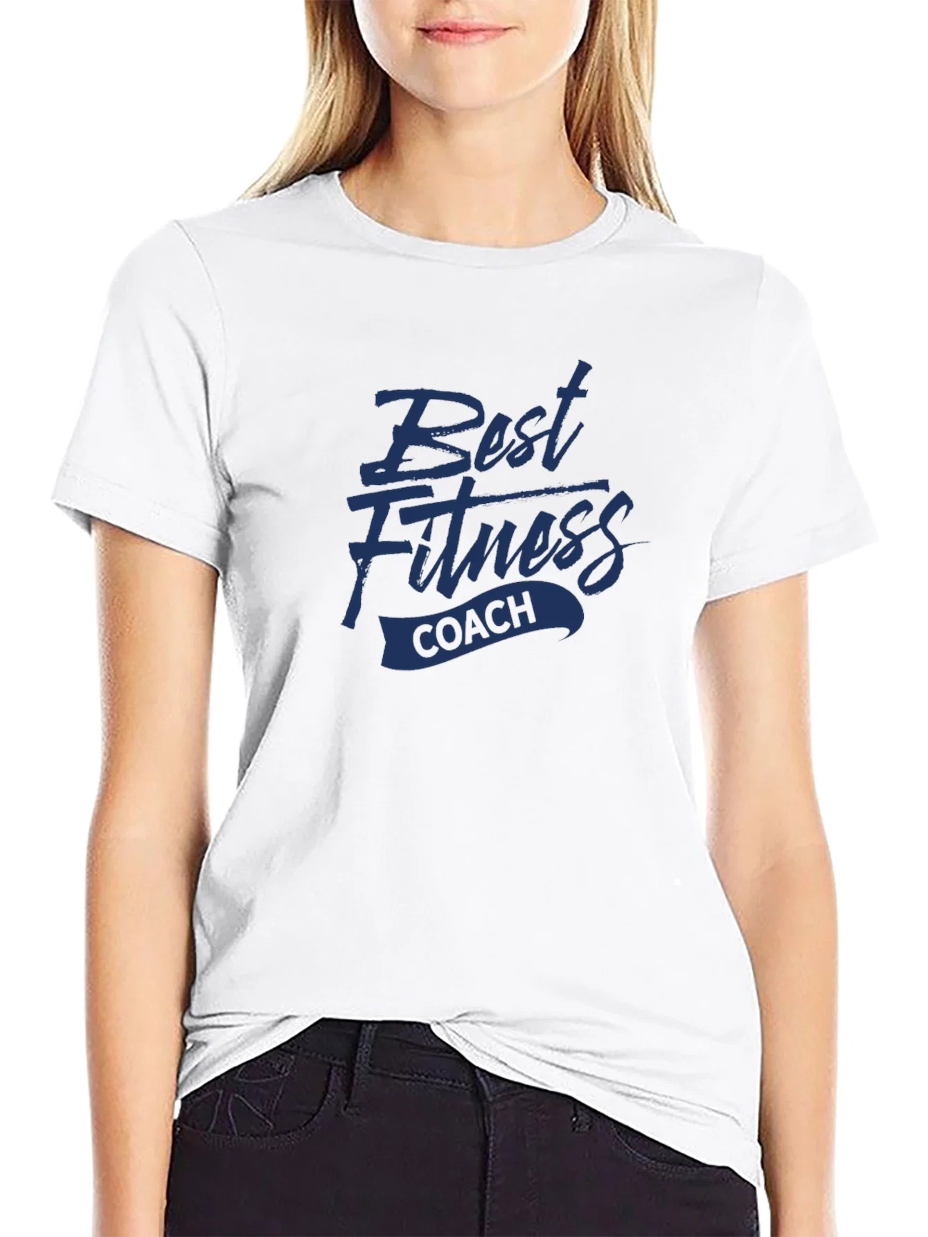 Rebbecca Best Fitness Coach Black T-Shirt