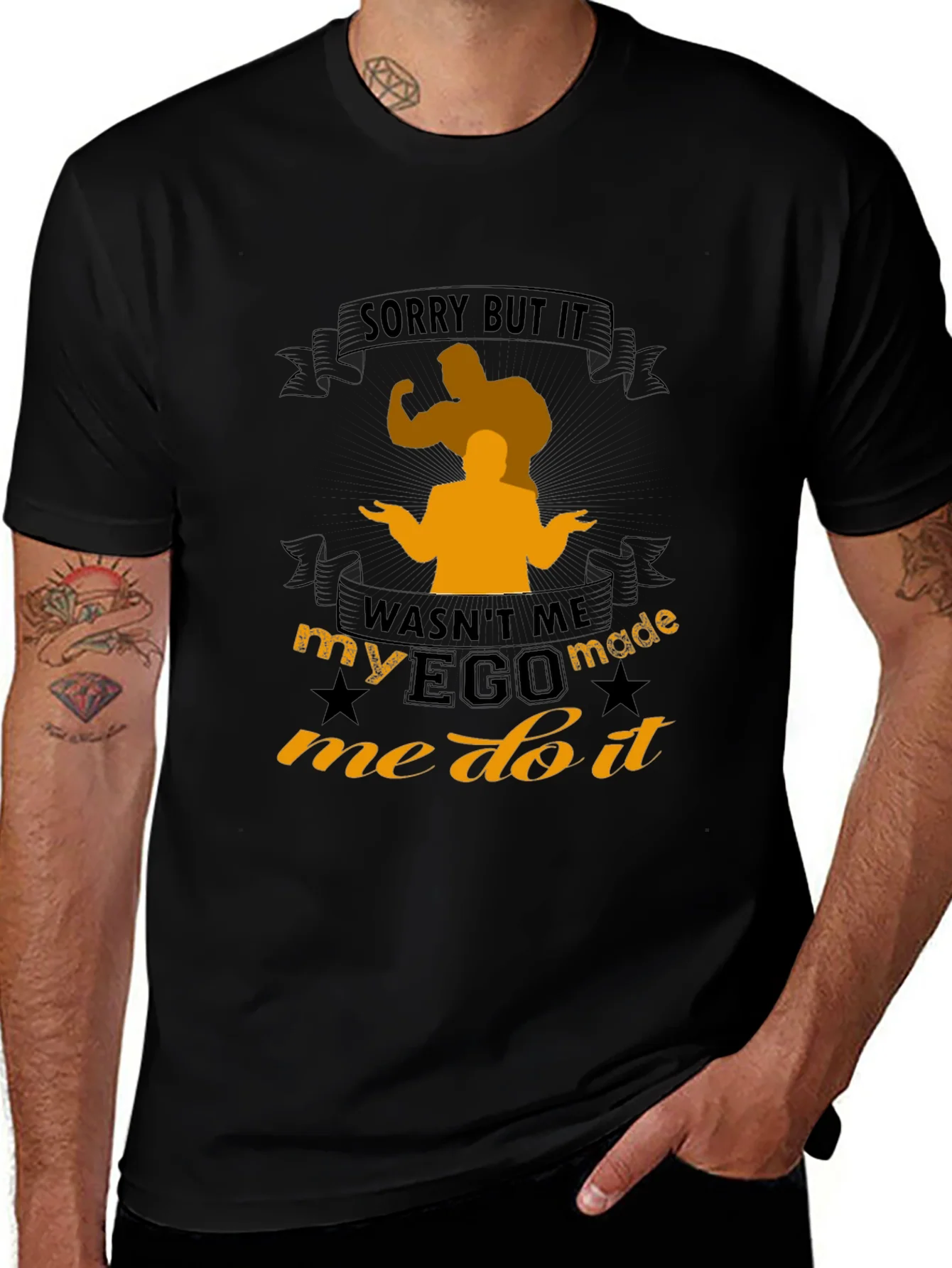 Rebbecca Funny Ego Made Me Do It T-Shirt