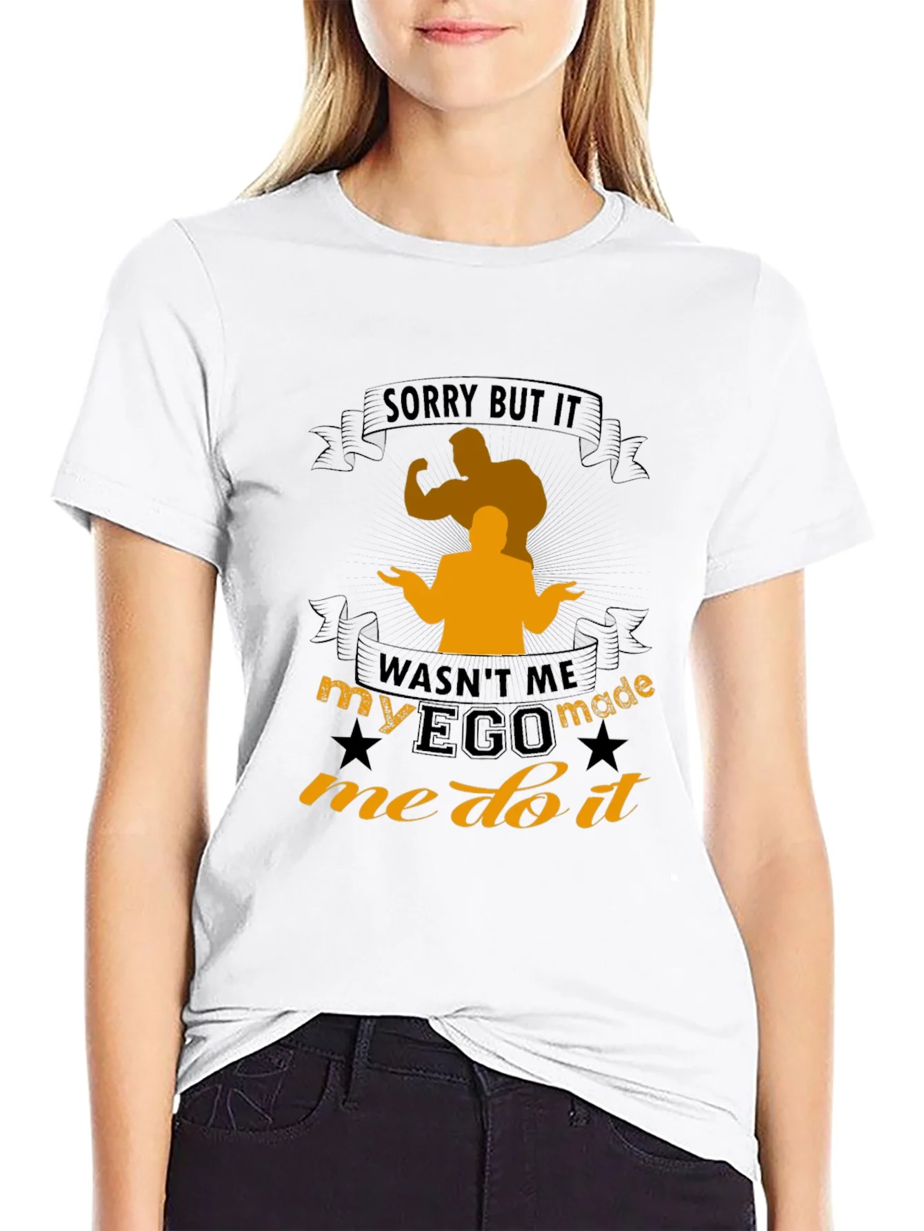 Rebbecca Funny Ego Made Me Do It T-Shirt
