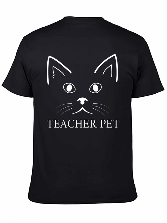 Rebbecca Teacher Pet Cat Graphic T-Shirt