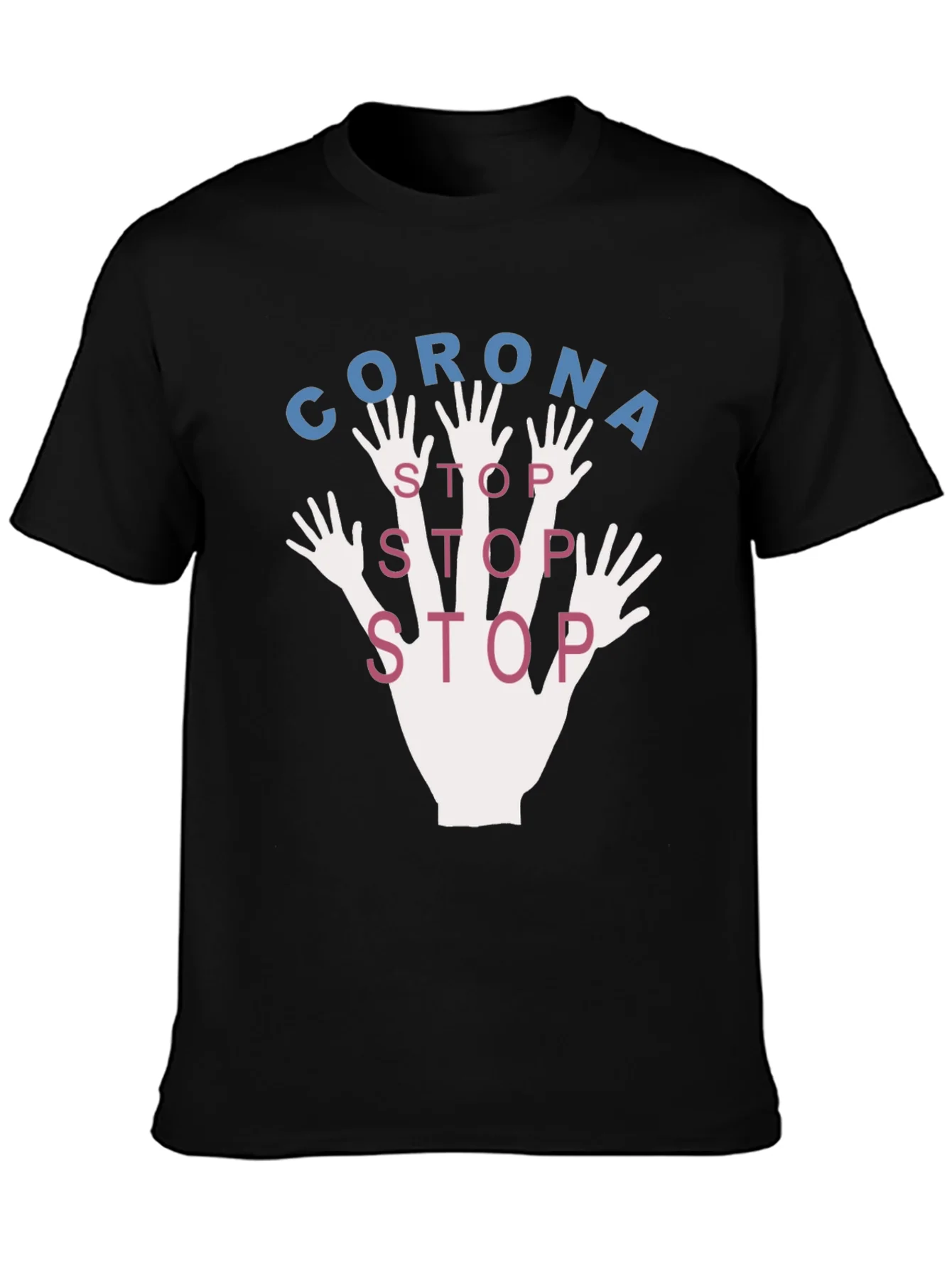 Rebbecca Corona Stop Graphic T-Shirt