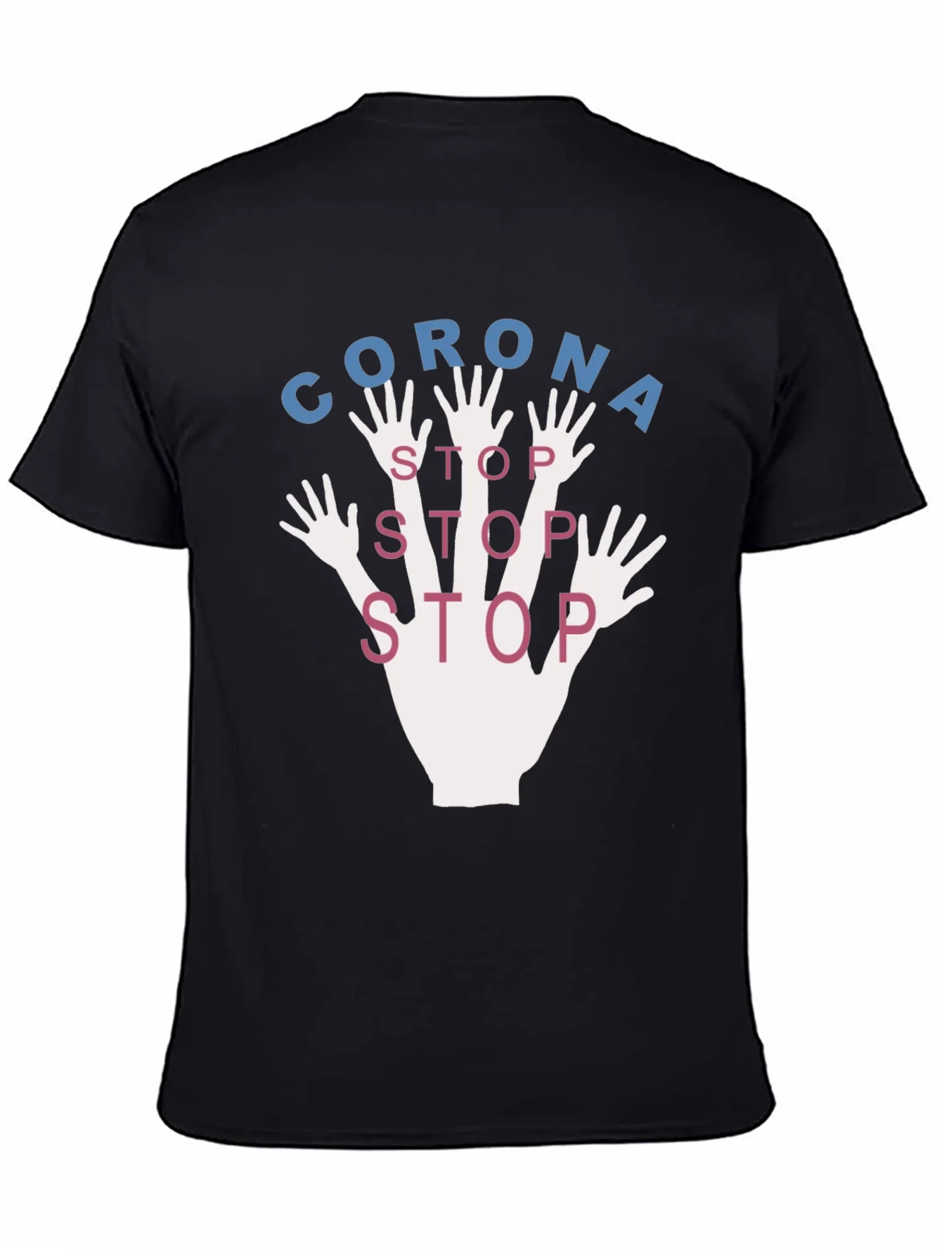 Rebbecca Corona Stop Graphic T-Shirt