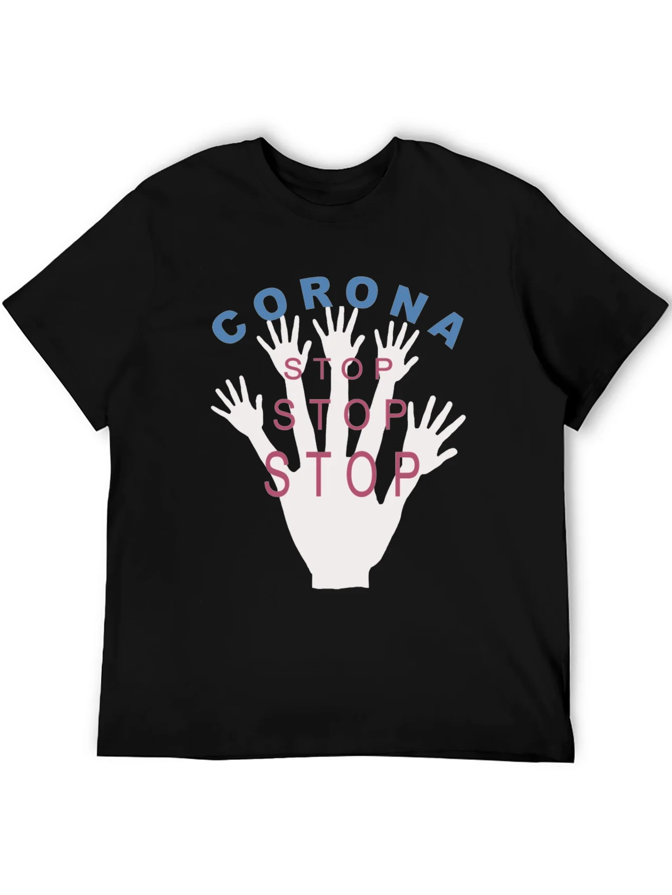 Rebbecca Corona Stop Graphic T-Shirt