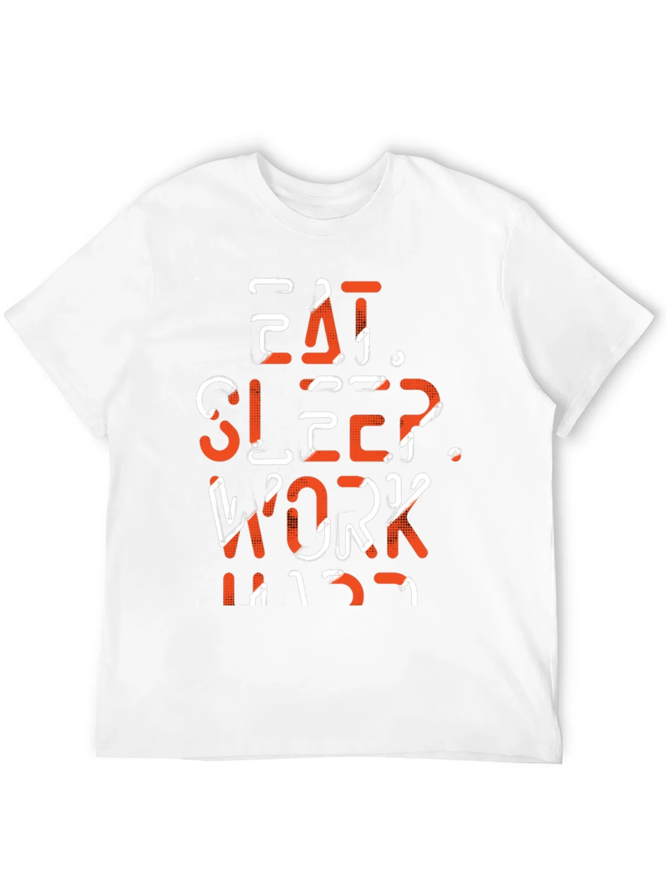 Rebbecca Eat Sleep Work Repeat Black Graphic Tee