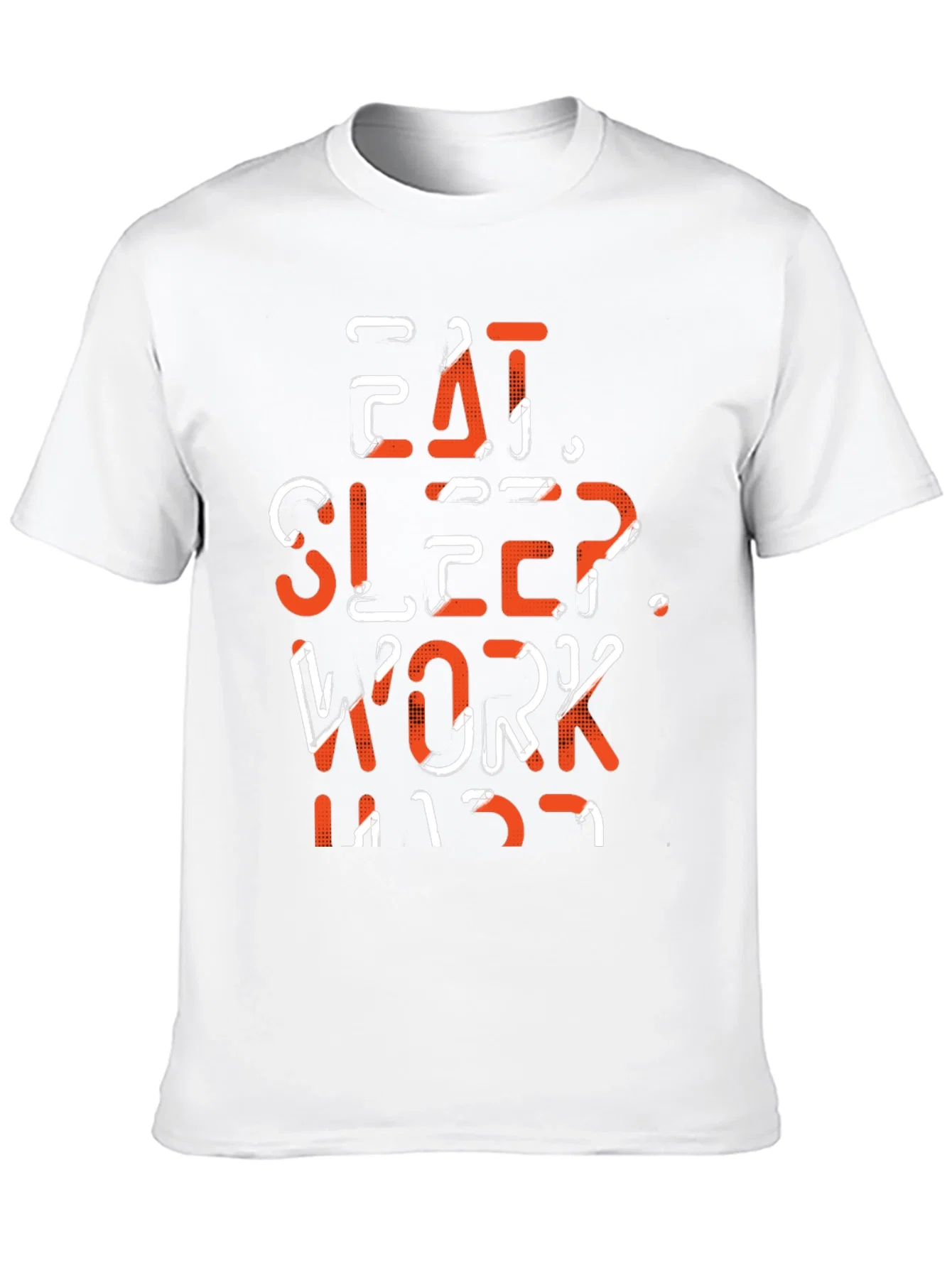 Rebbecca Eat Sleep Work Repeat Black Graphic Tee