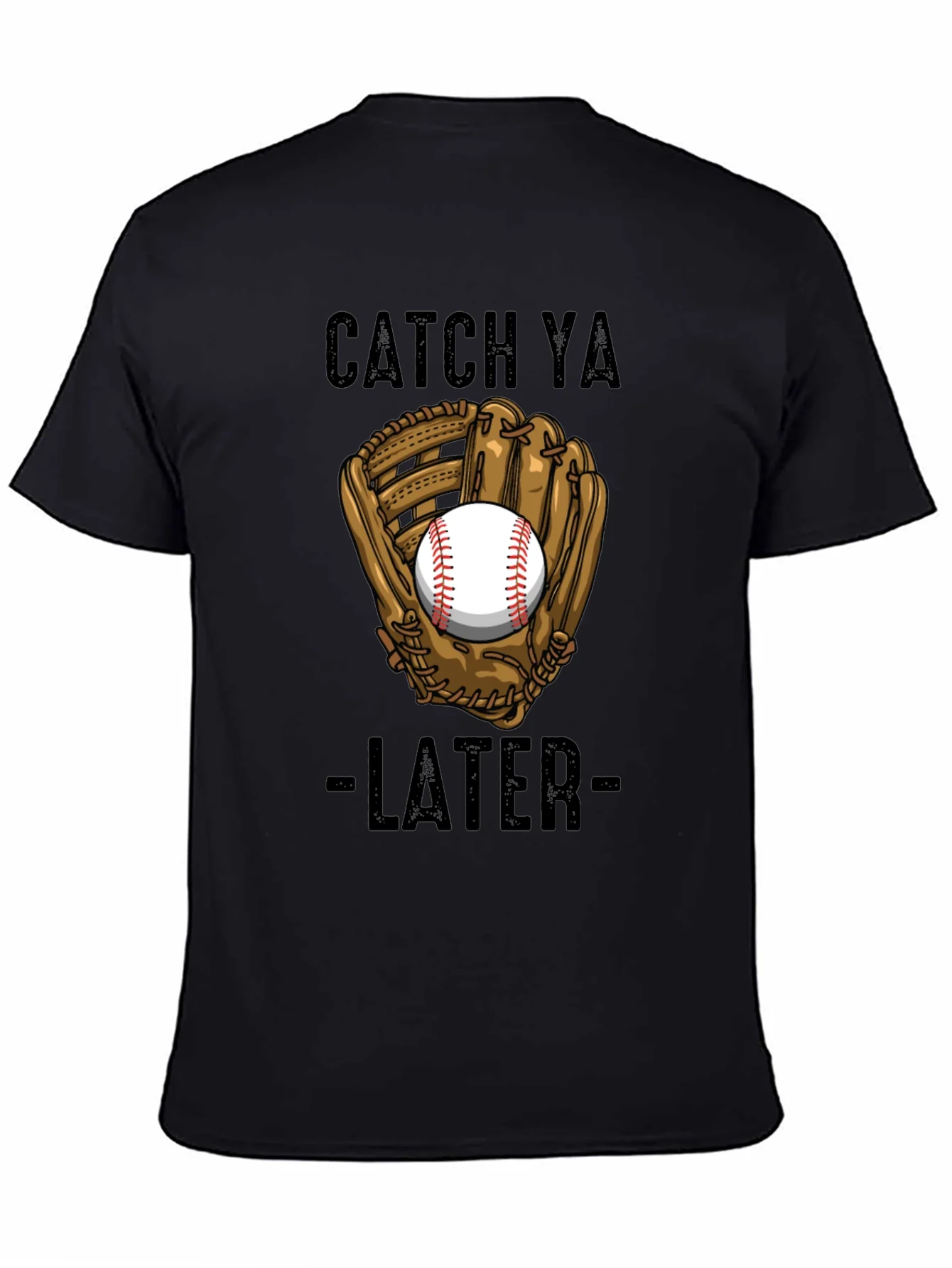 Camiseta Negra Deportiva Catch Ya Later