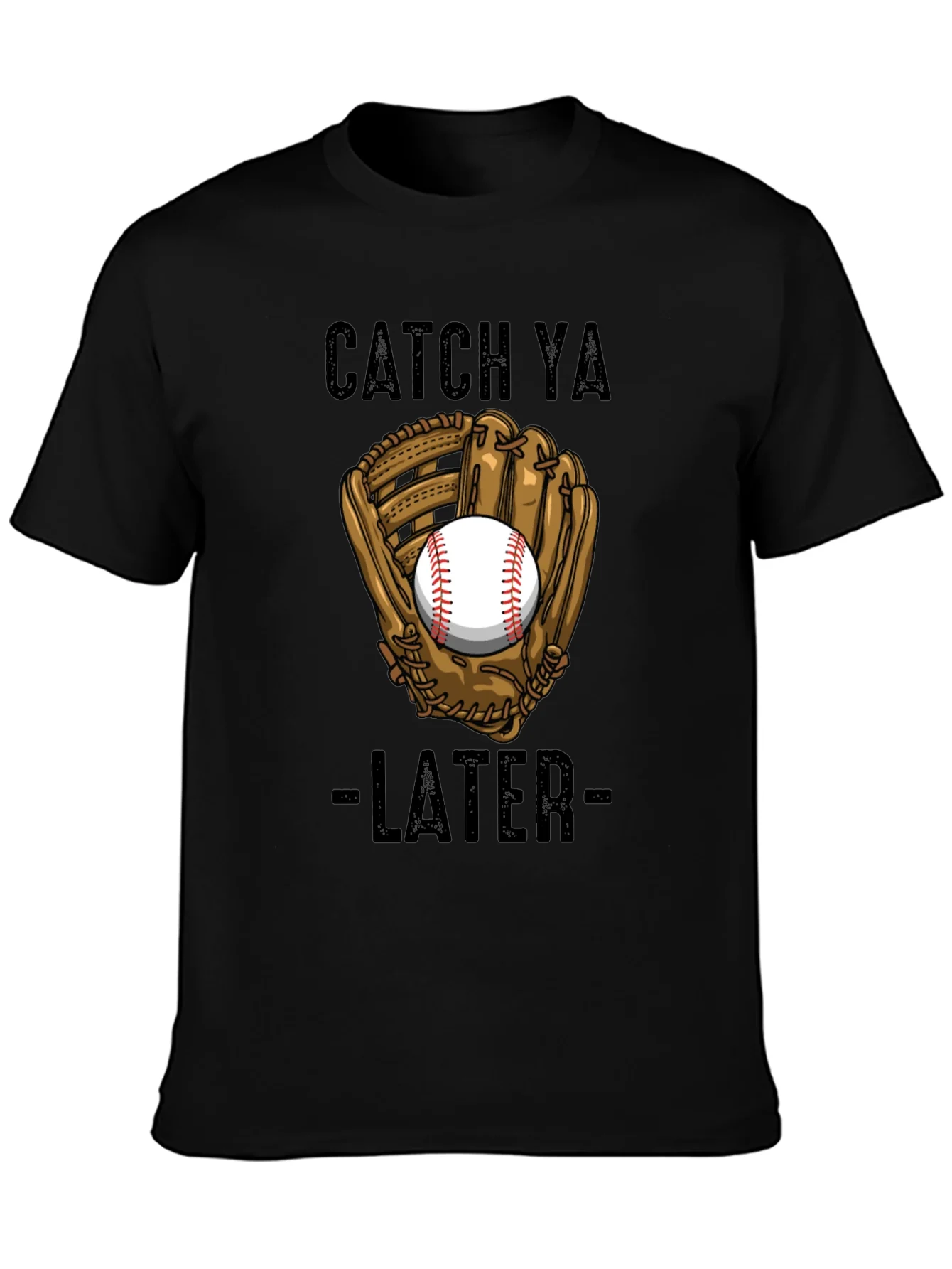 Camiseta Negra Deportiva Catch Ya Later