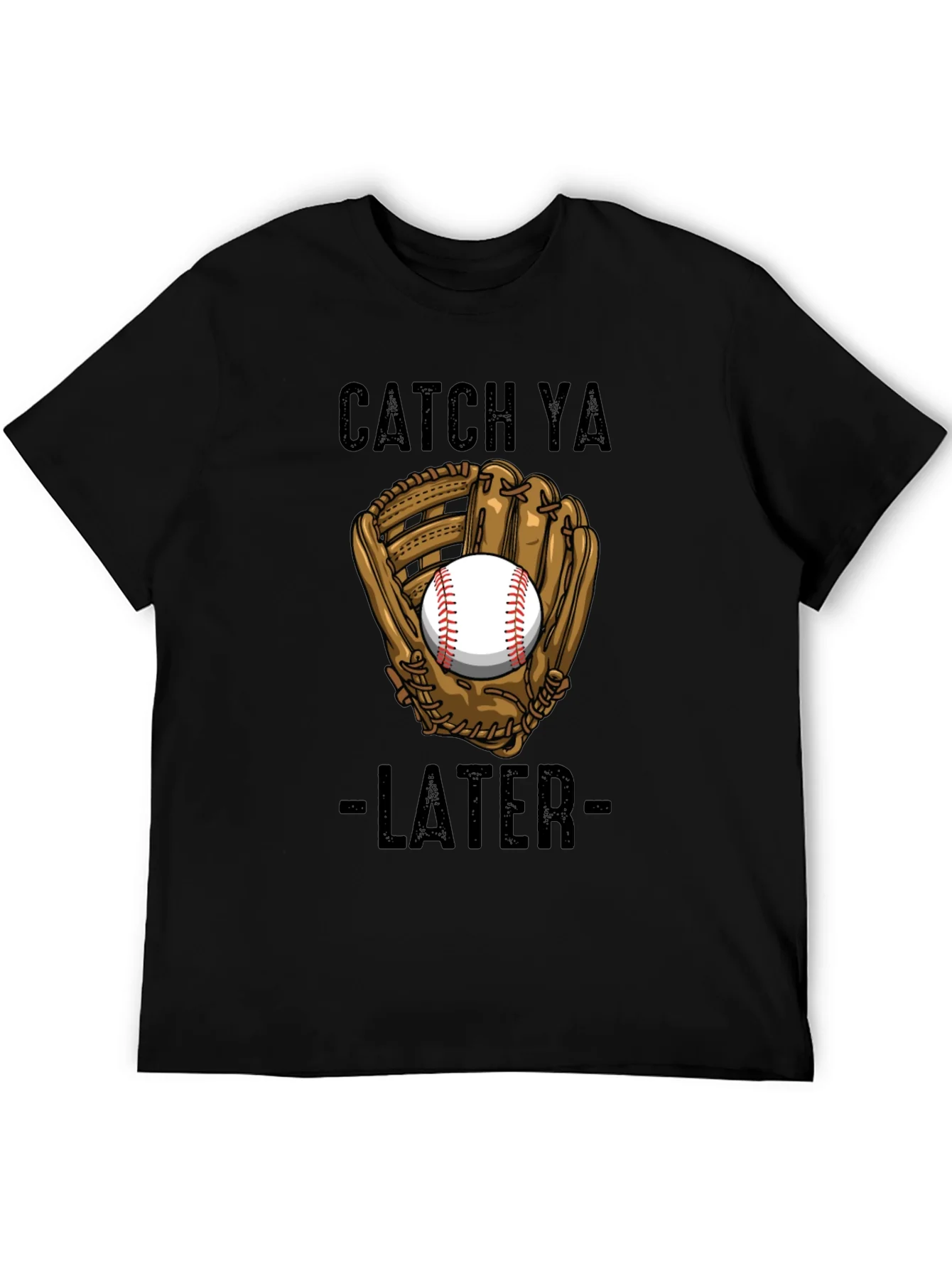 Camiseta Negra Deportiva Catch Ya Later