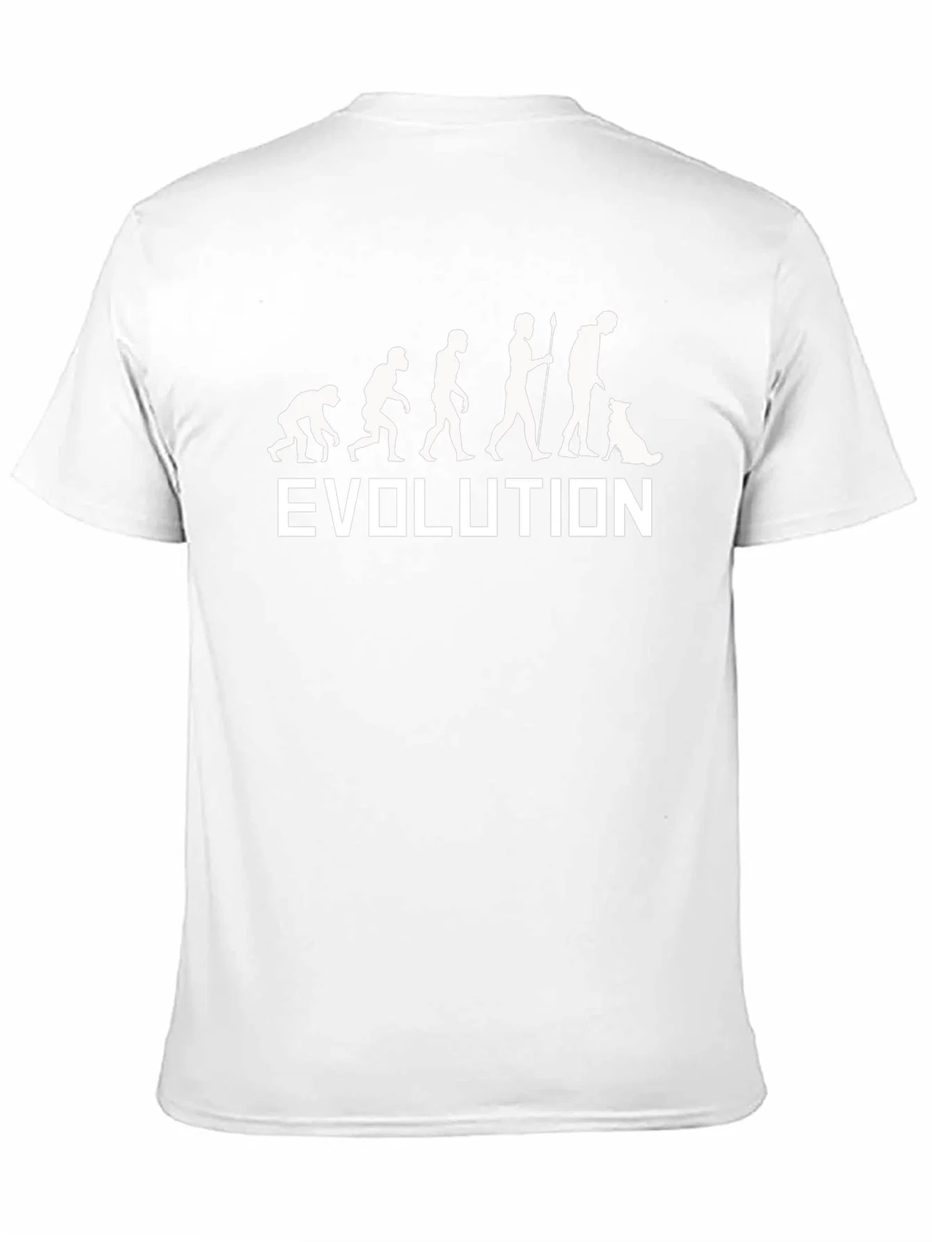 Rebbecca Evolution of Man & Dog Black T-Shirt