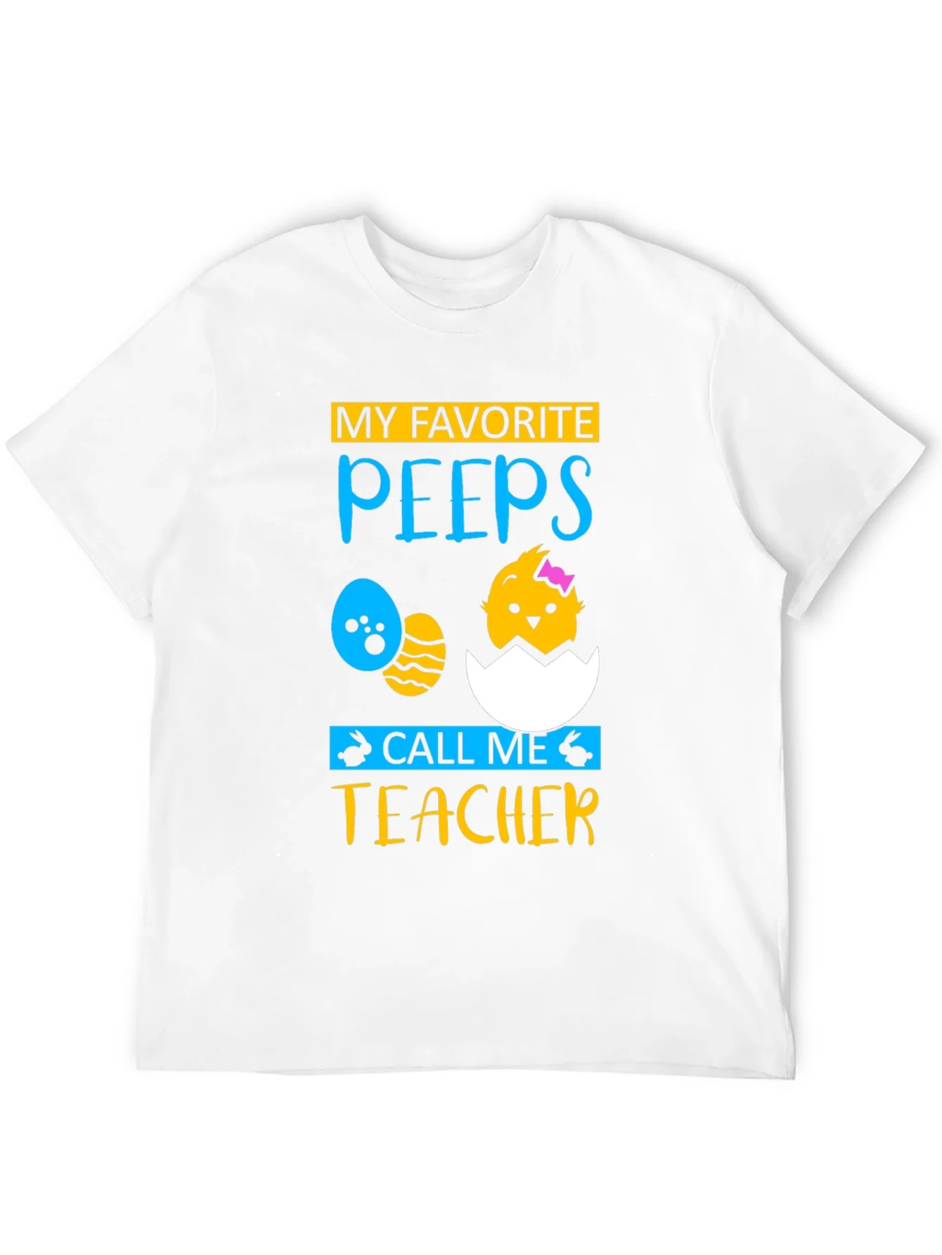 Rebbecca My Favorite Peeps Teacher Easter T-Shirt