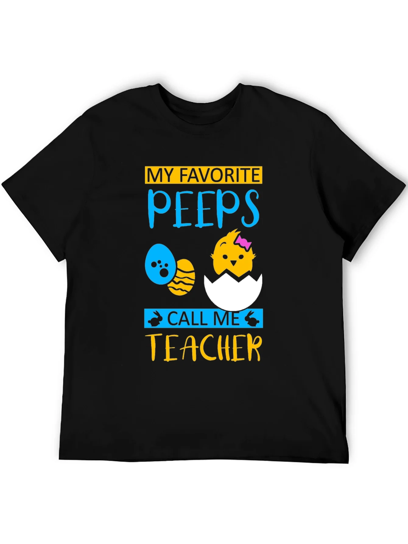 Rebbecca My Favorite Peeps Teacher Easter T-Shirt