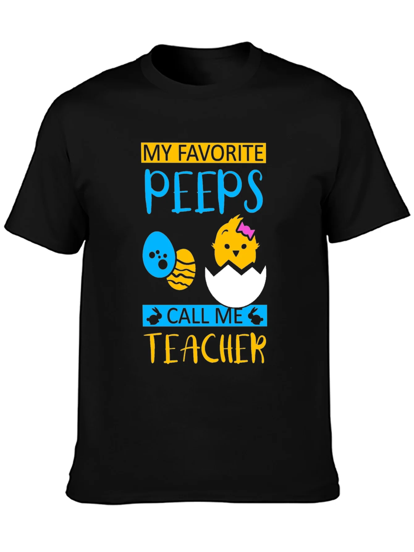 Rebbecca My Favorite Peeps Teacher Easter T-Shirt