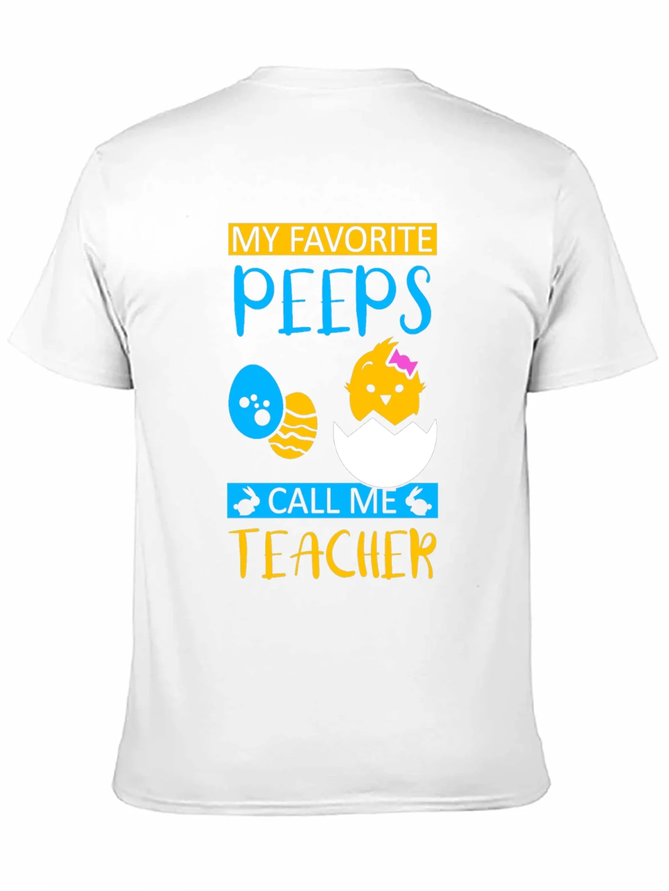 Rebbecca My Favorite Peeps Teacher Easter T-Shirt