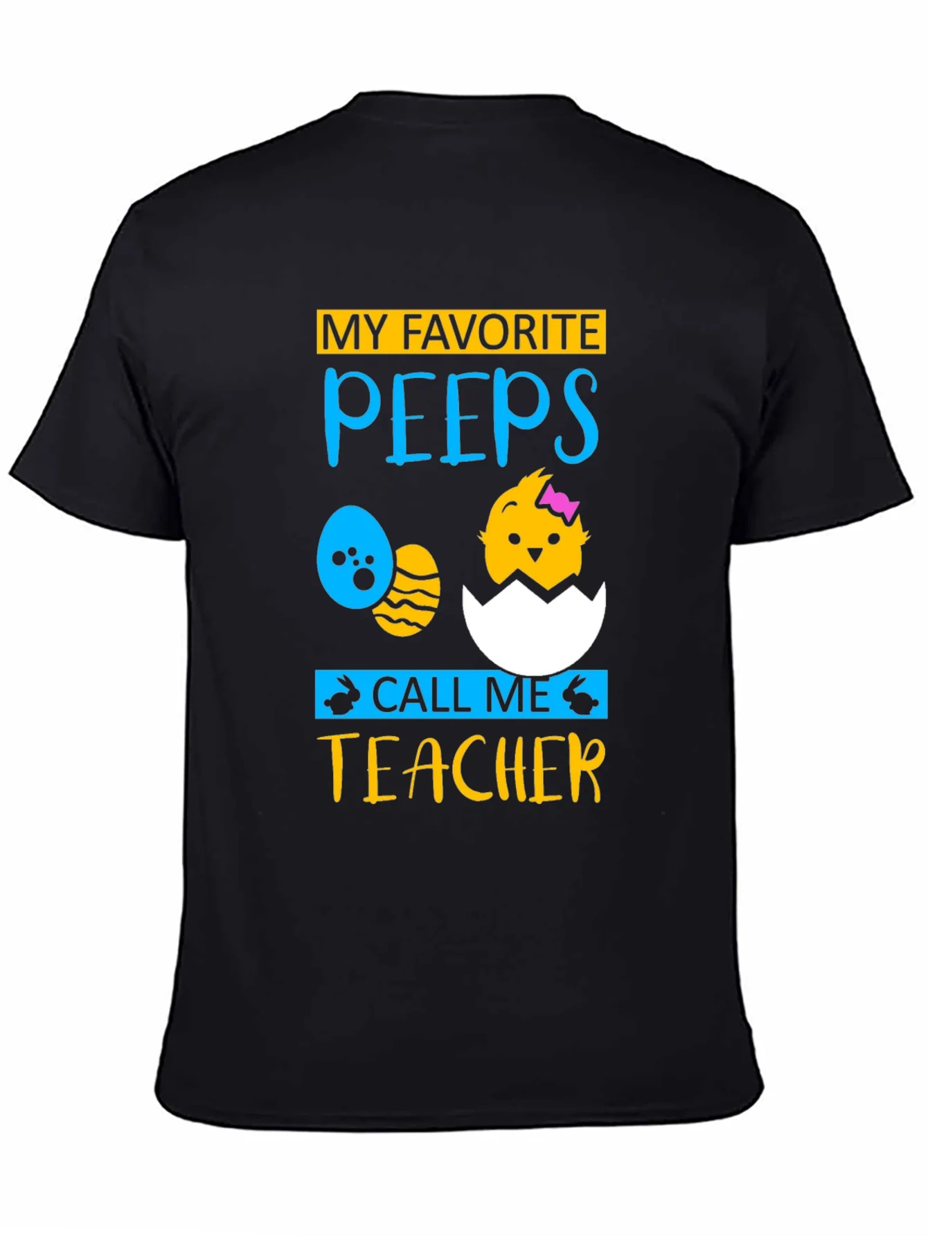 Rebbecca My Favorite Peeps Teacher Easter T-Shirt