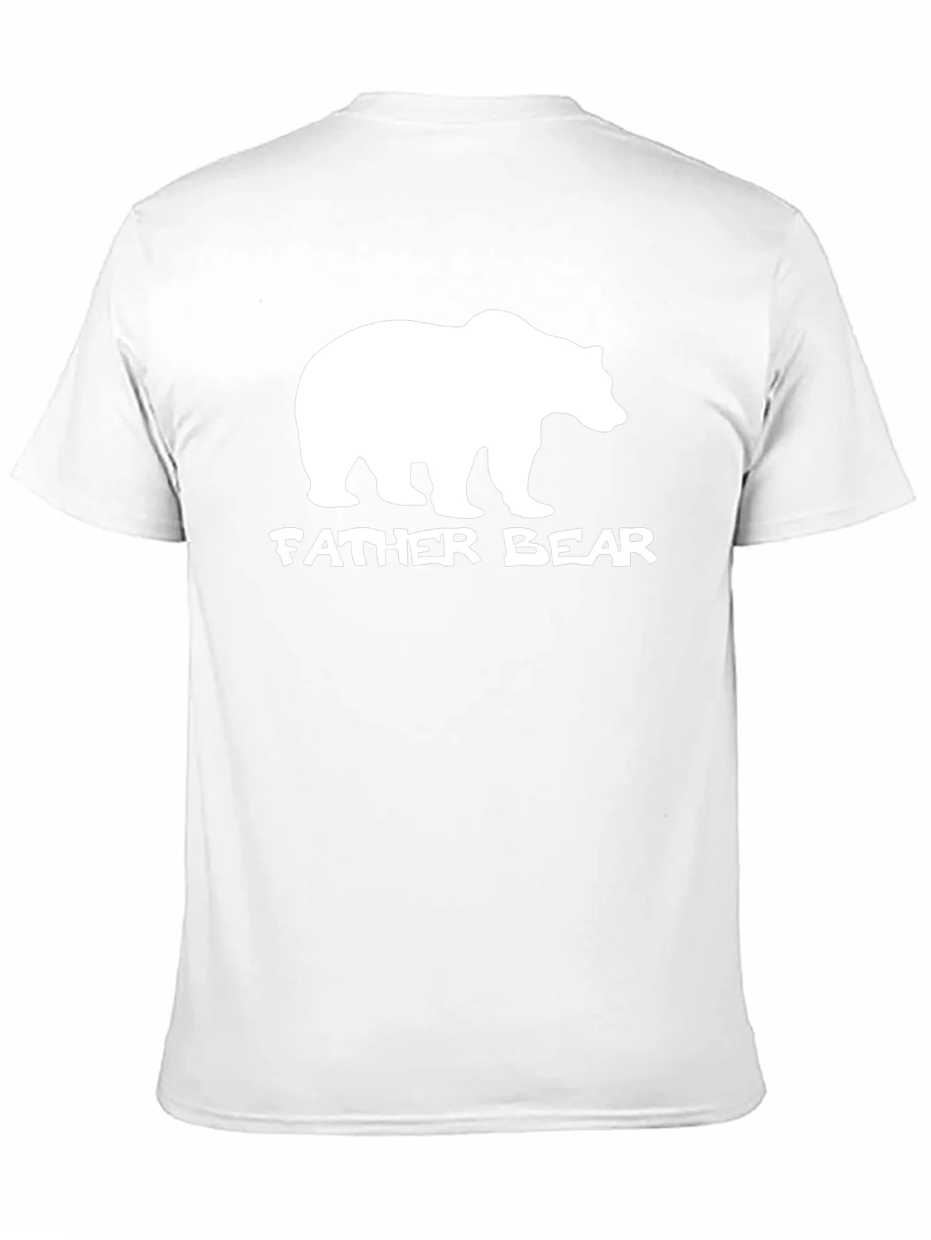 Camiseta Negra Father Bear Algod¨®n Suave