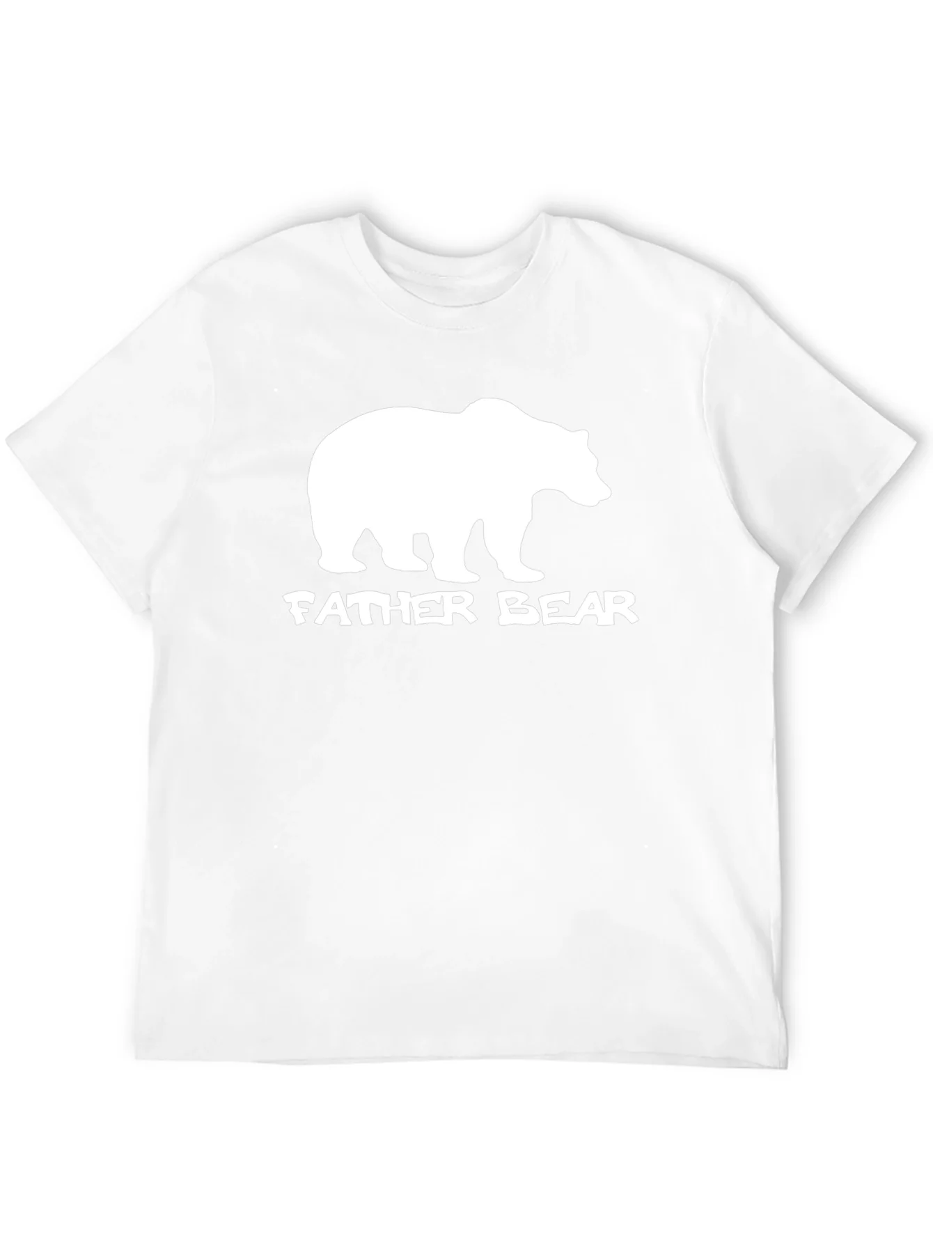 Camiseta Negra Father Bear Algod¨®n Suave