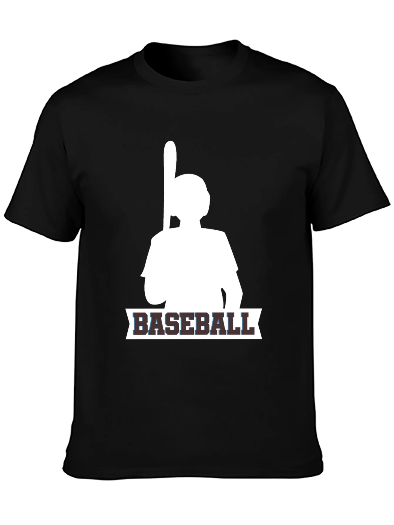 Camiseta Negra de B¨¦isbol para Hombre