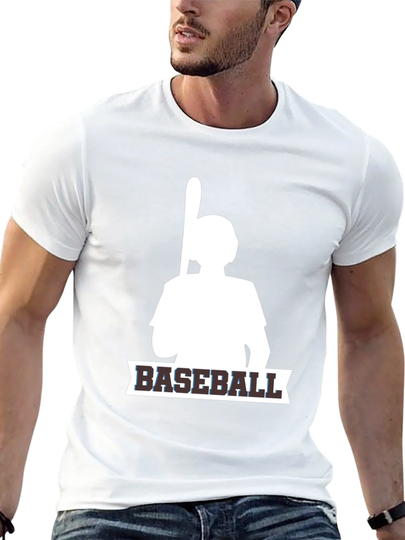 Camiseta Negra de B¨¦isbol para Hombre