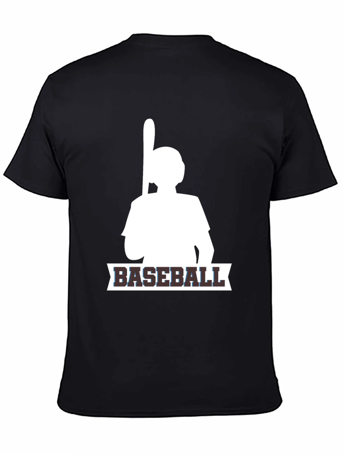 Camiseta Negra de B¨¦isbol para Hombre