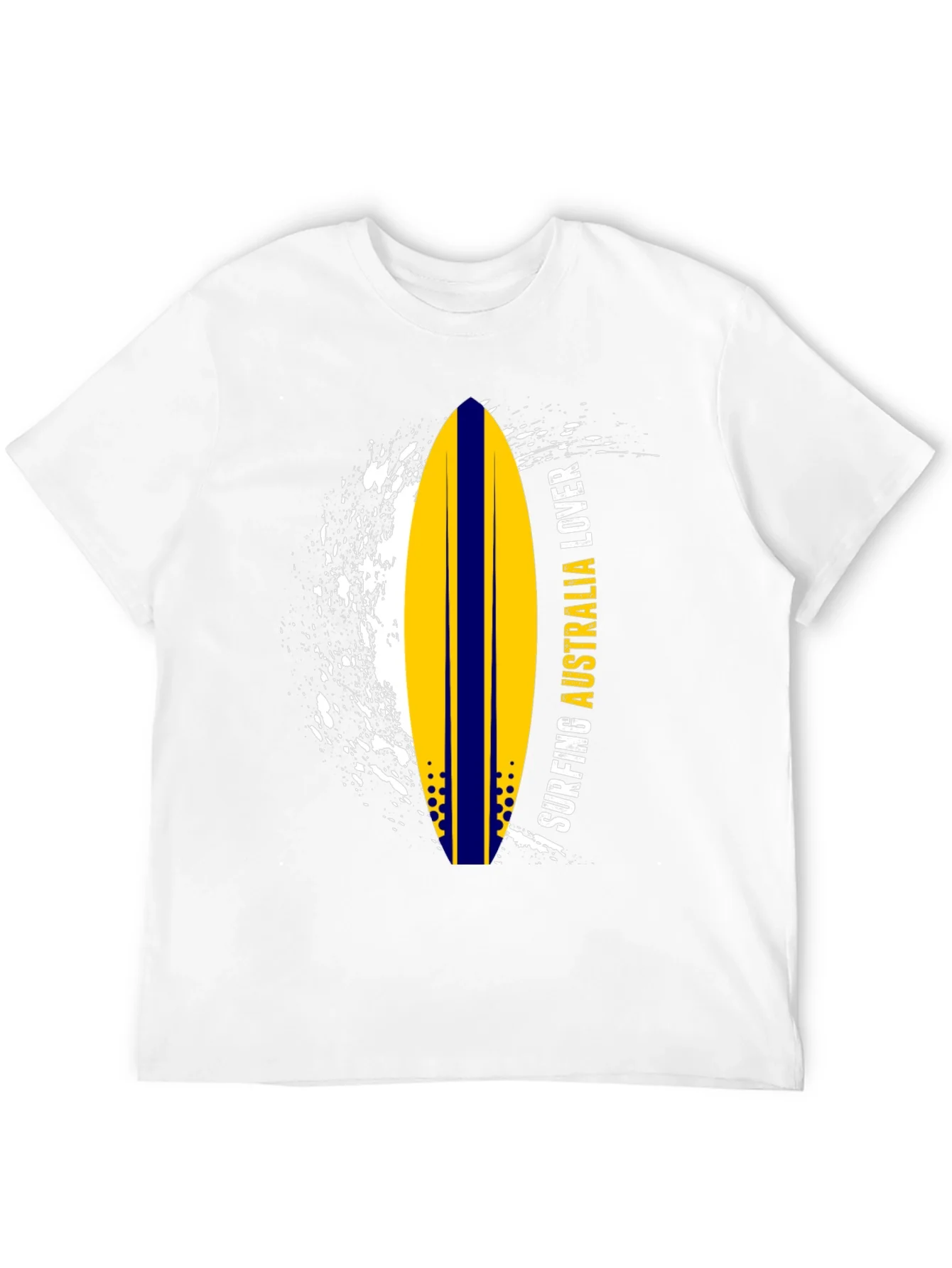 Rebbecca Surfing Australia Lover T-Shirt - Black Surfboard Tee