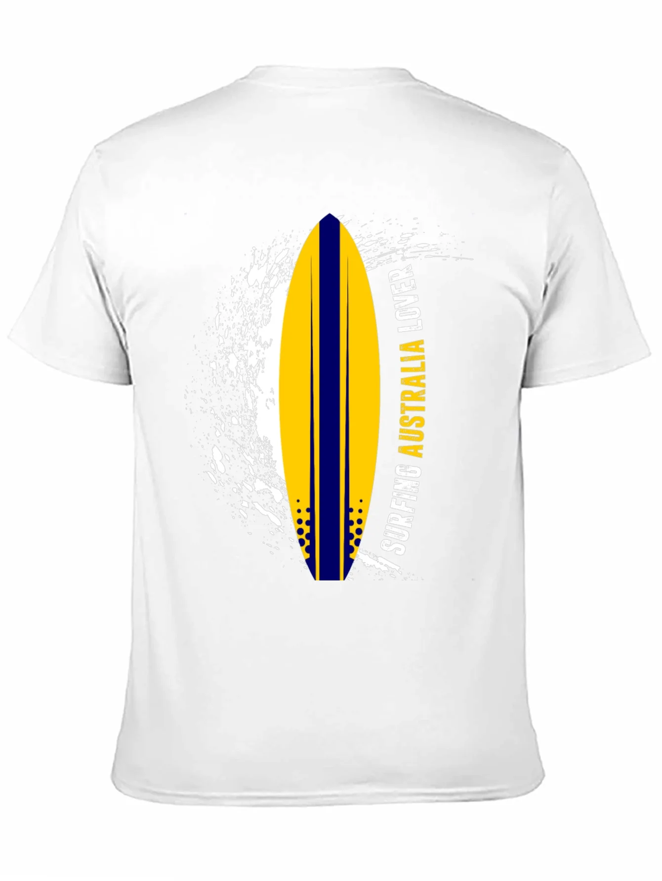 Rebbecca Surfing Australia Lover T-Shirt - Black Surfboard Tee