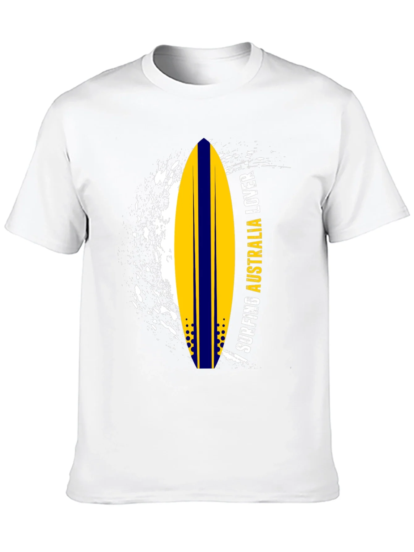 Rebbecca Surfing Australia Lover T-Shirt - Black Surfboard Tee