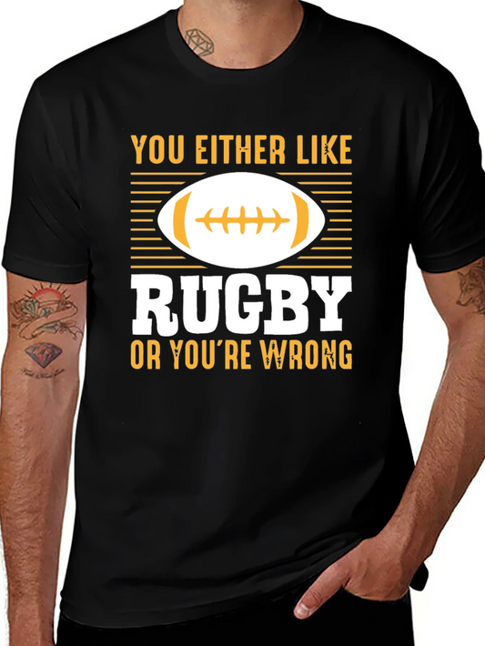 Rebbecca Rugby Fan T-Shirt - You Either Like Rugby...