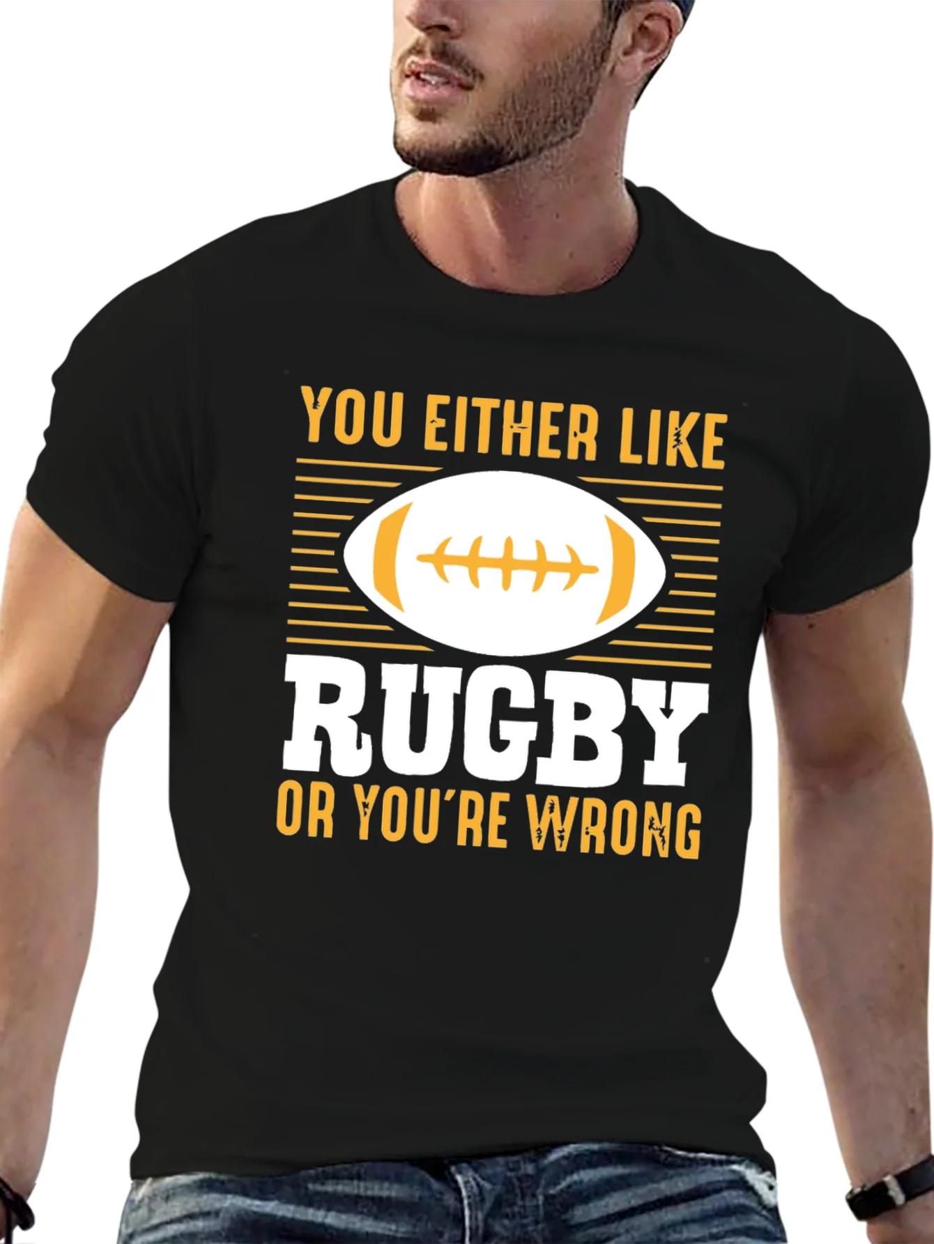 Rebbecca Rugby Fan T-Shirt - You Either Like Rugby...