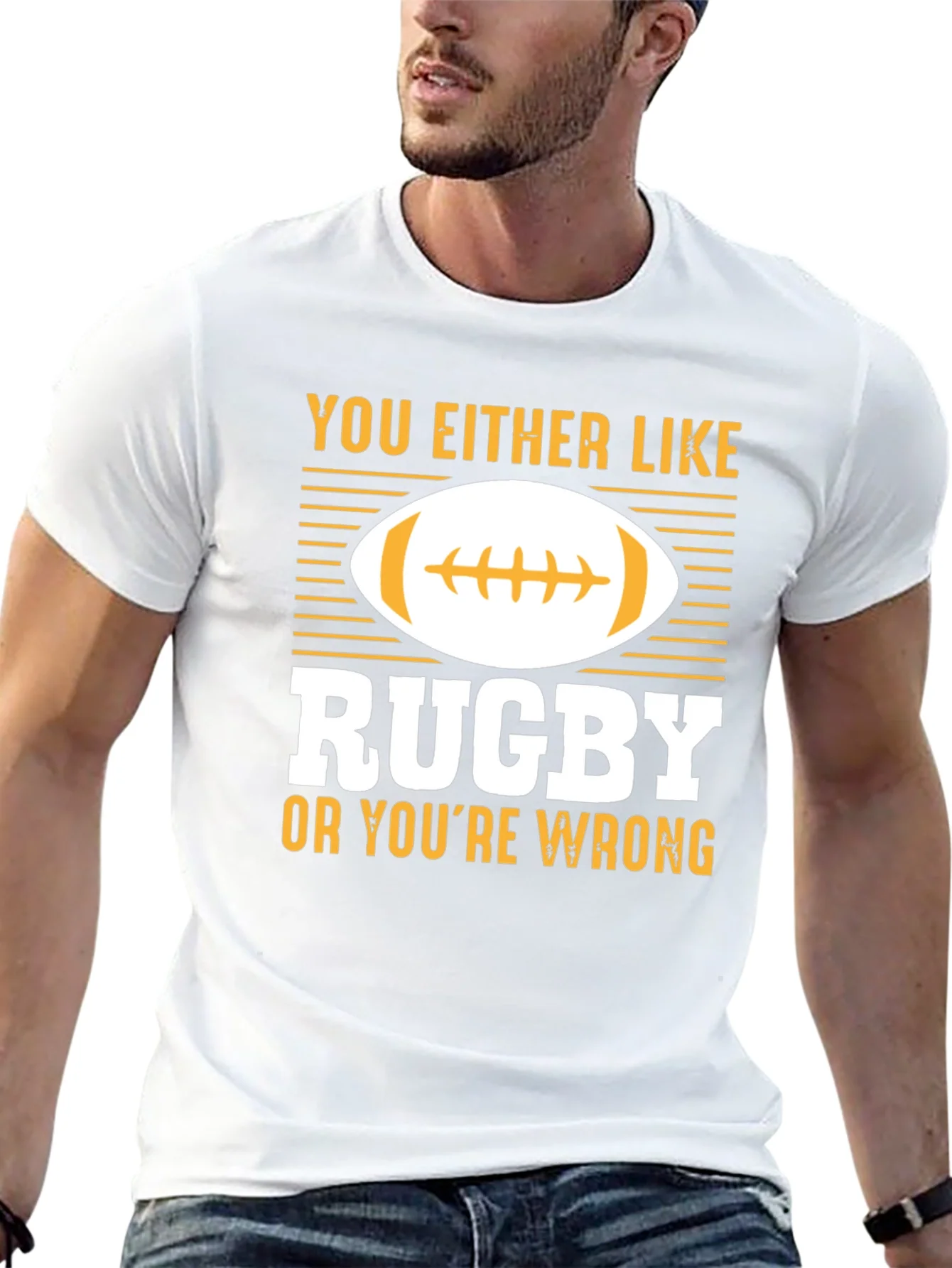 Rebbecca Rugby Fan T-Shirt - You Either Like Rugby...
