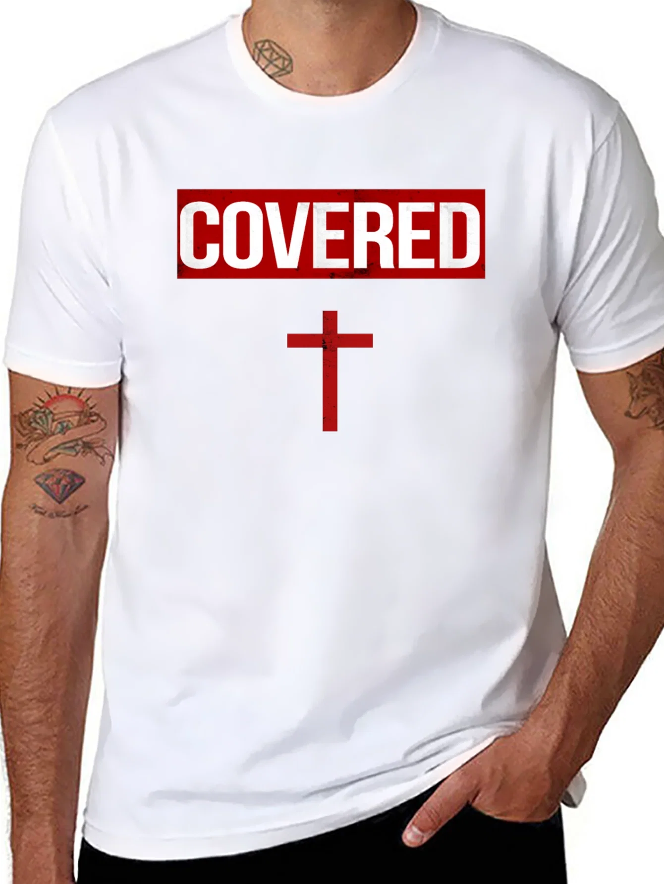 Rebbecca Covered Graphic T-Shirt - Faith Inspired Tee