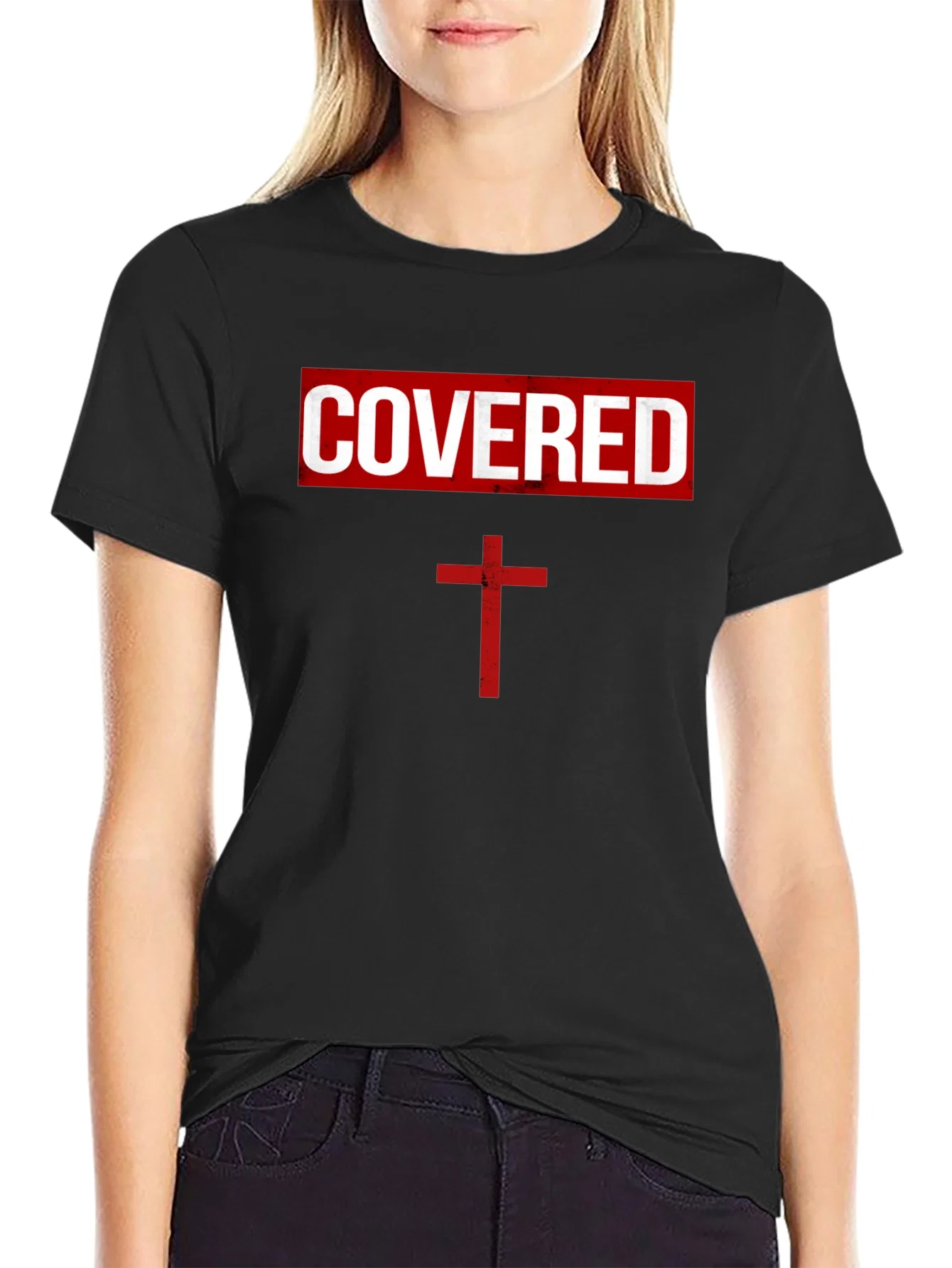 Rebbecca Covered Graphic T-Shirt - Faith Inspired Tee