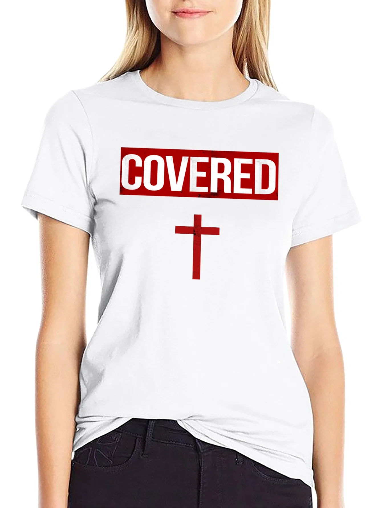 Rebbecca Covered Graphic T-Shirt - Faith Inspired Tee