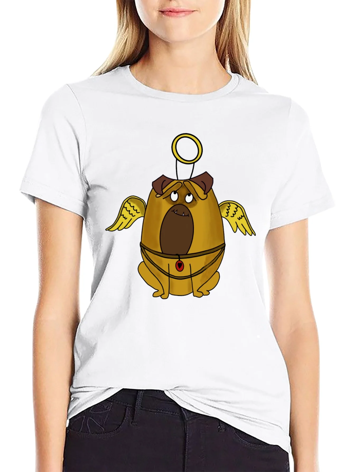 Rebbecca Angel Dog T-Shirt - Cute & Comfy