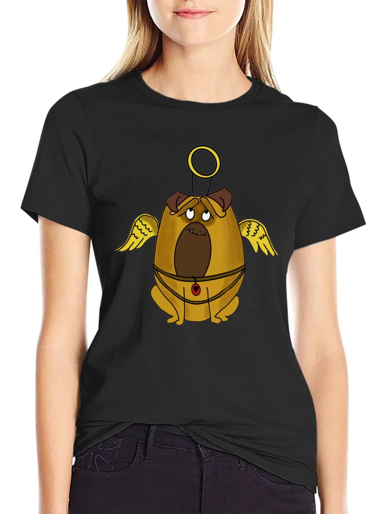 Rebbecca Angel Dog T-Shirt - Cute & Comfy