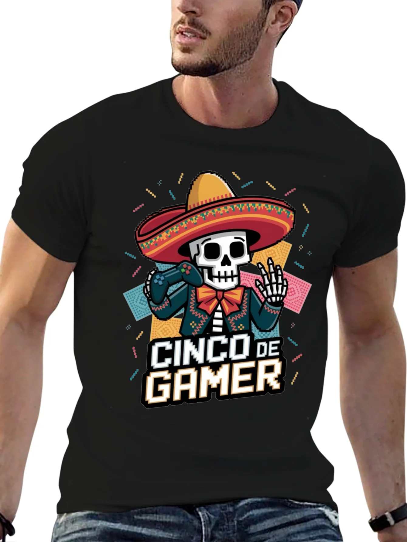 Rebbecca Cinco de Gamer T-Shirt - Black